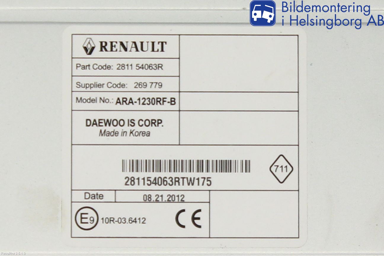 Mercedes-Benz MB CITAN (W415) 13-21 Cd Radio - Multimediapanel