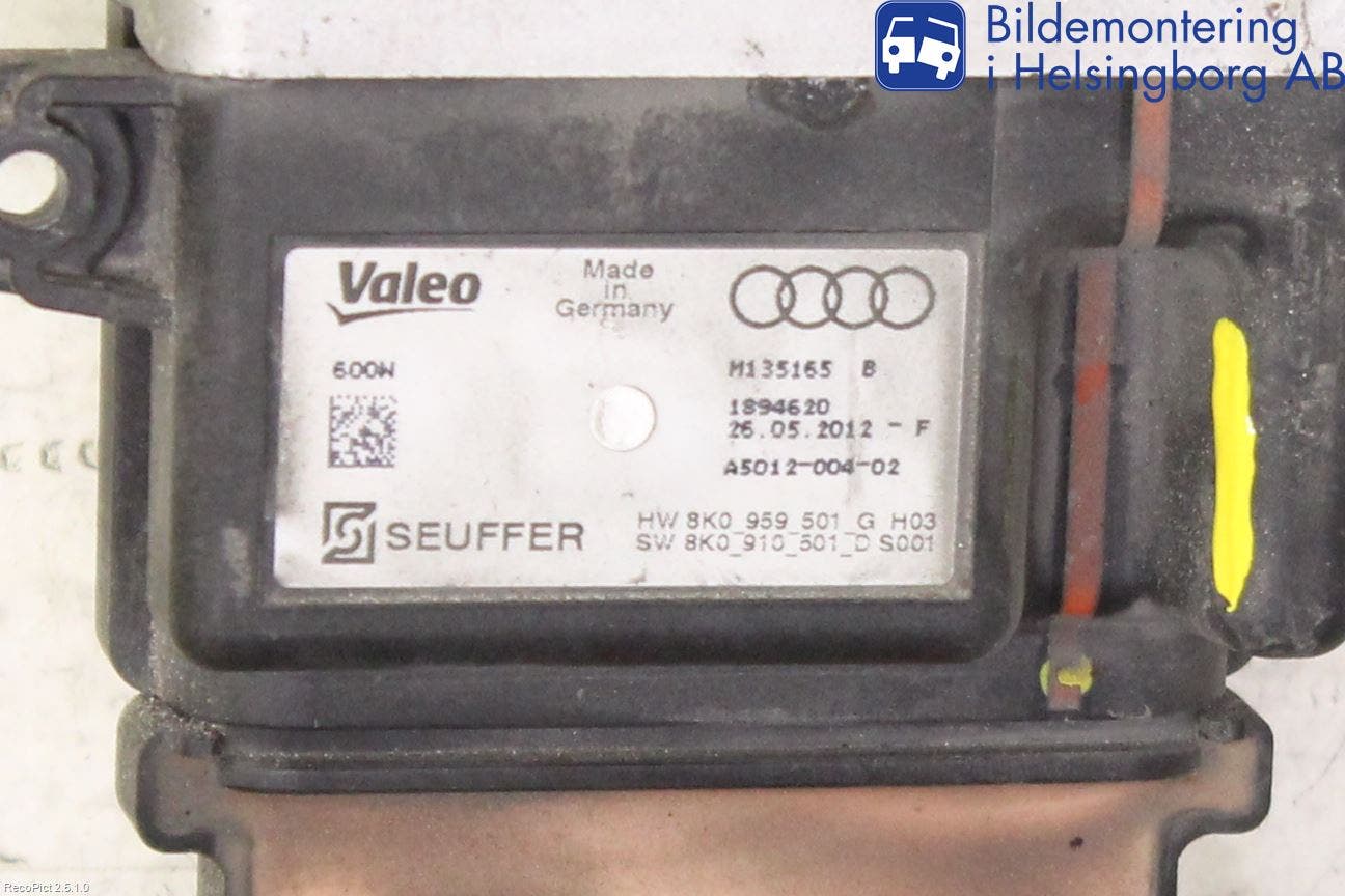 Audi A6/S6 4G 11-18 Relä Kylfläkt