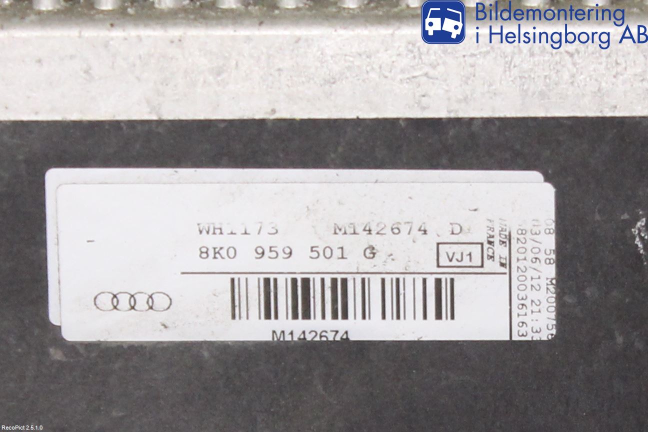 Audi A6/S6 4G 11-18 Relä Kylfläkt