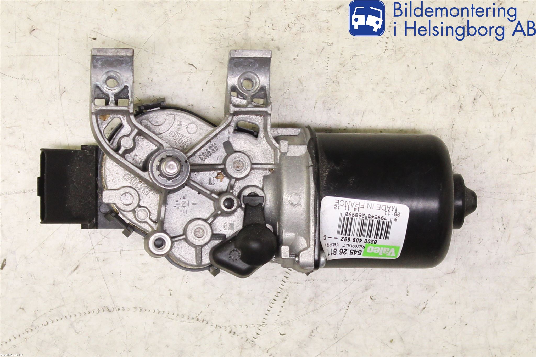 Mercedes-Benz MB CITAN (W415) 13-21 Torkarmotor Vindruta