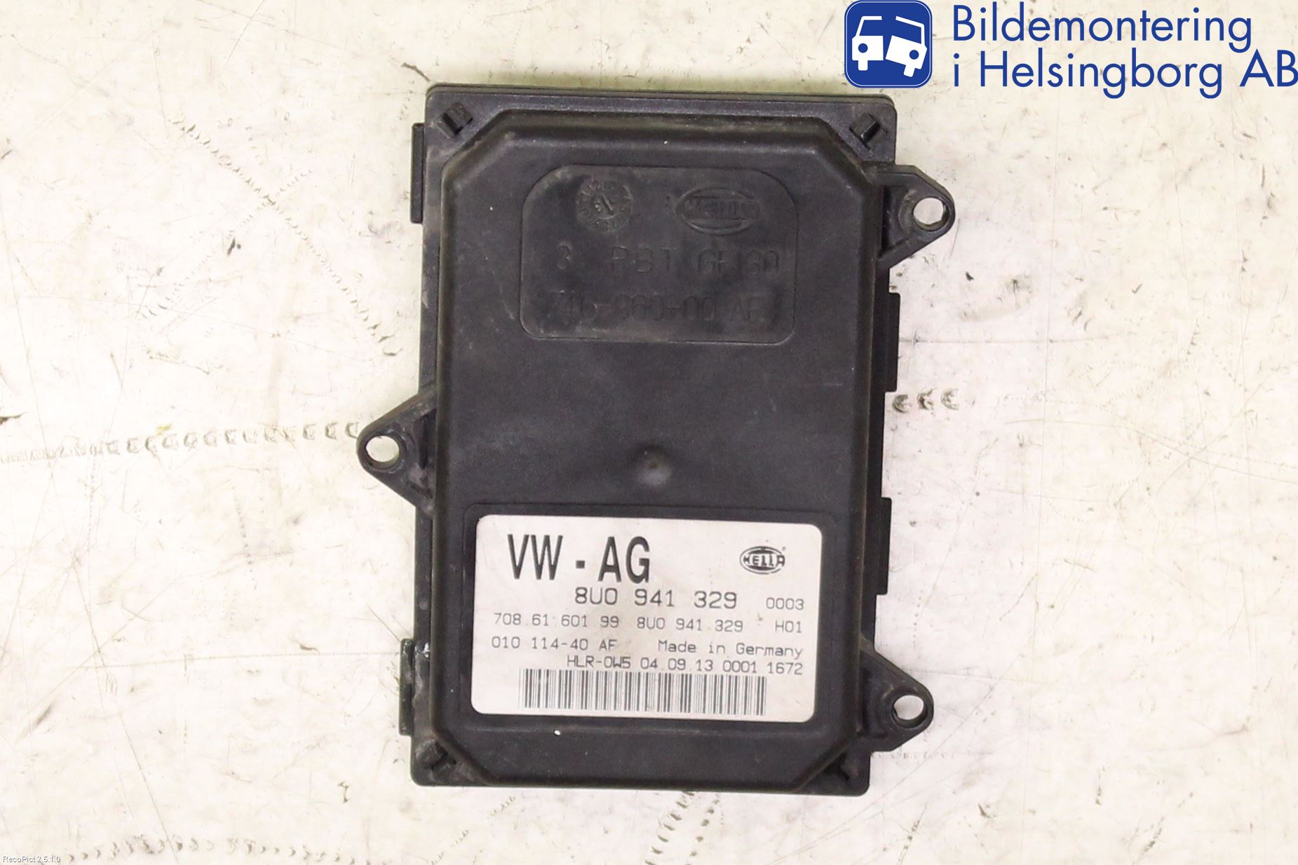 Skoda SUPERB 09-15 Styrenhet Strålkastare