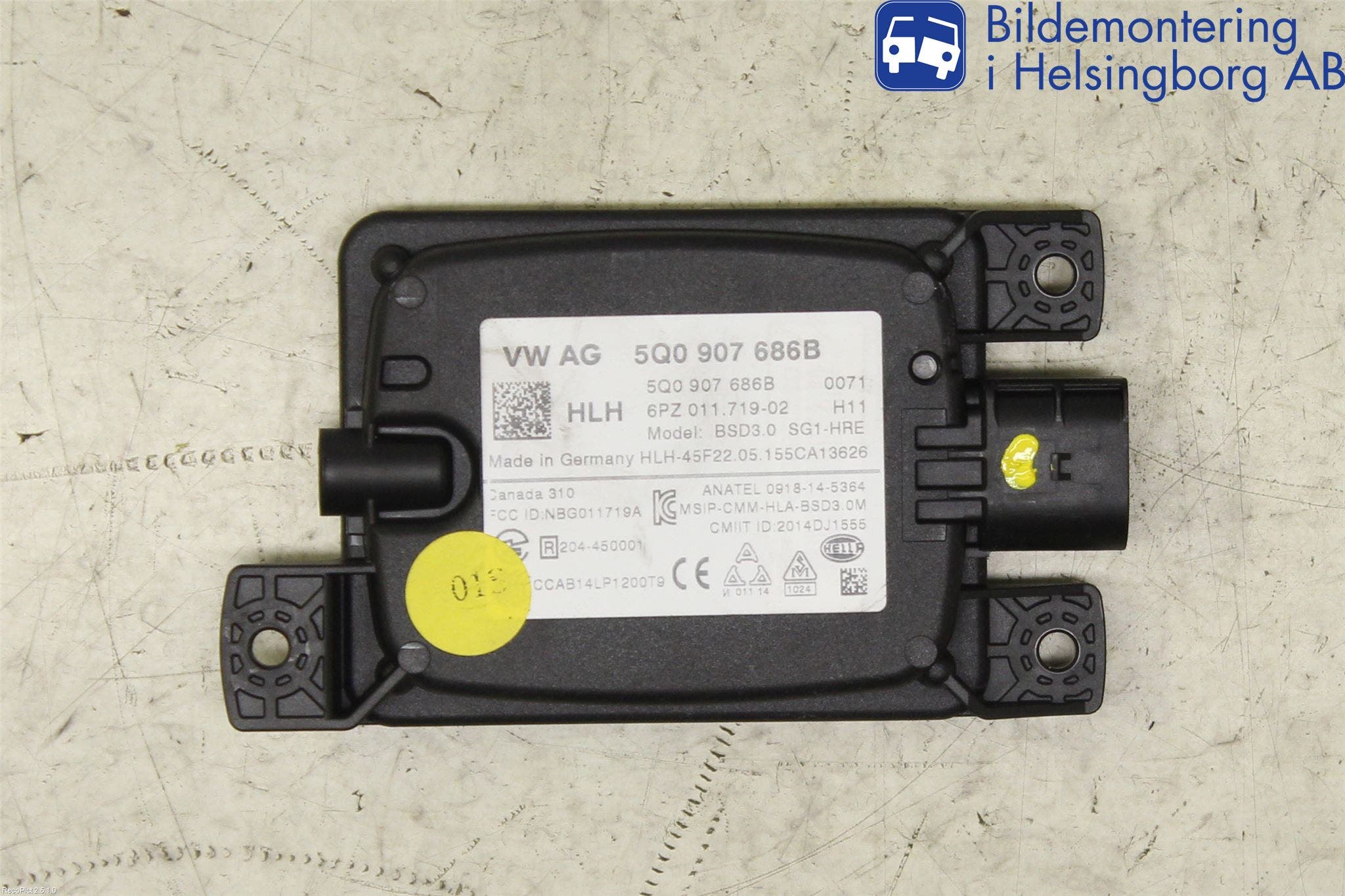 Skoda SUPERB 16-24 Styrenhet Övrigt