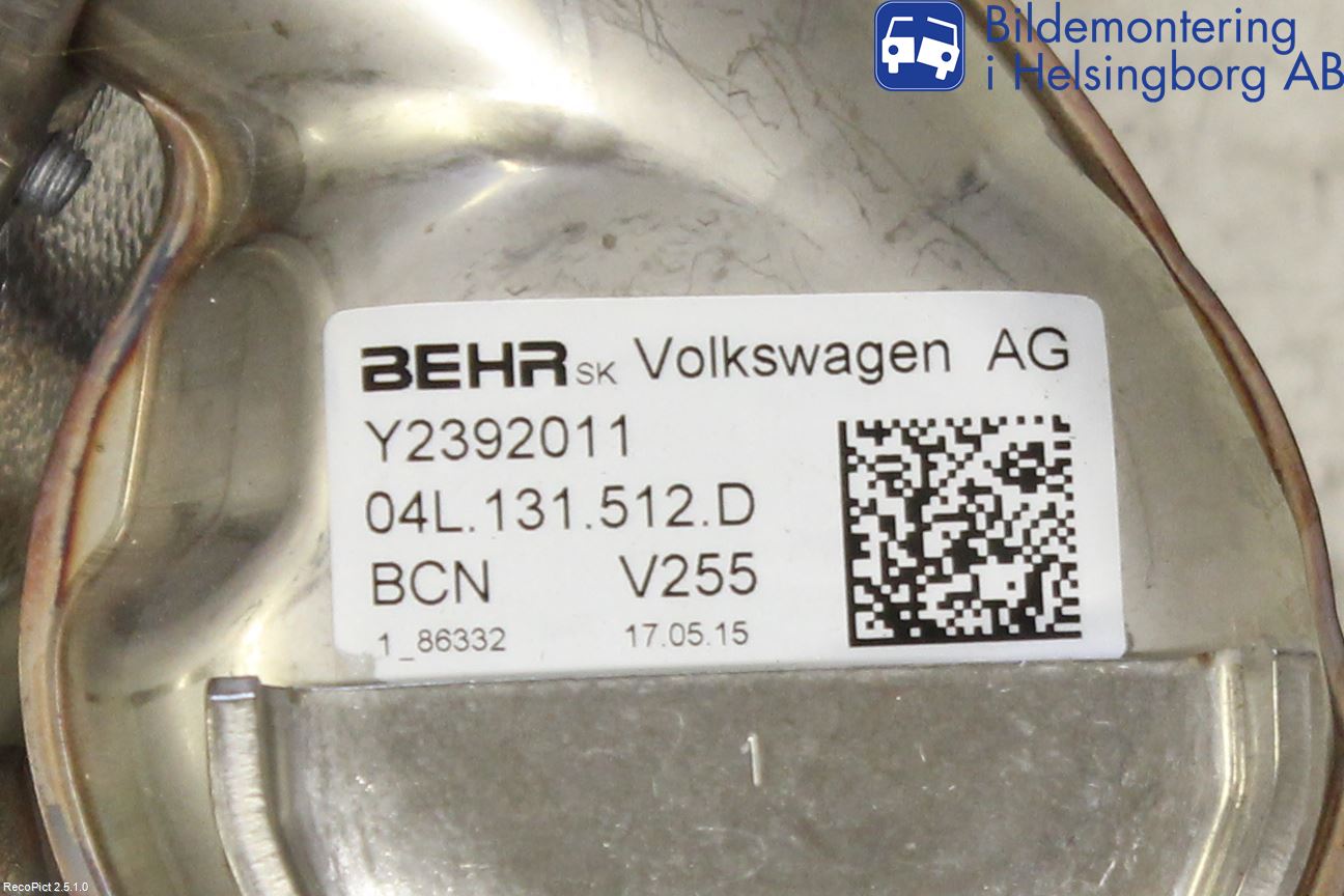 Skoda SUPERB 16-24 Avgaskylare