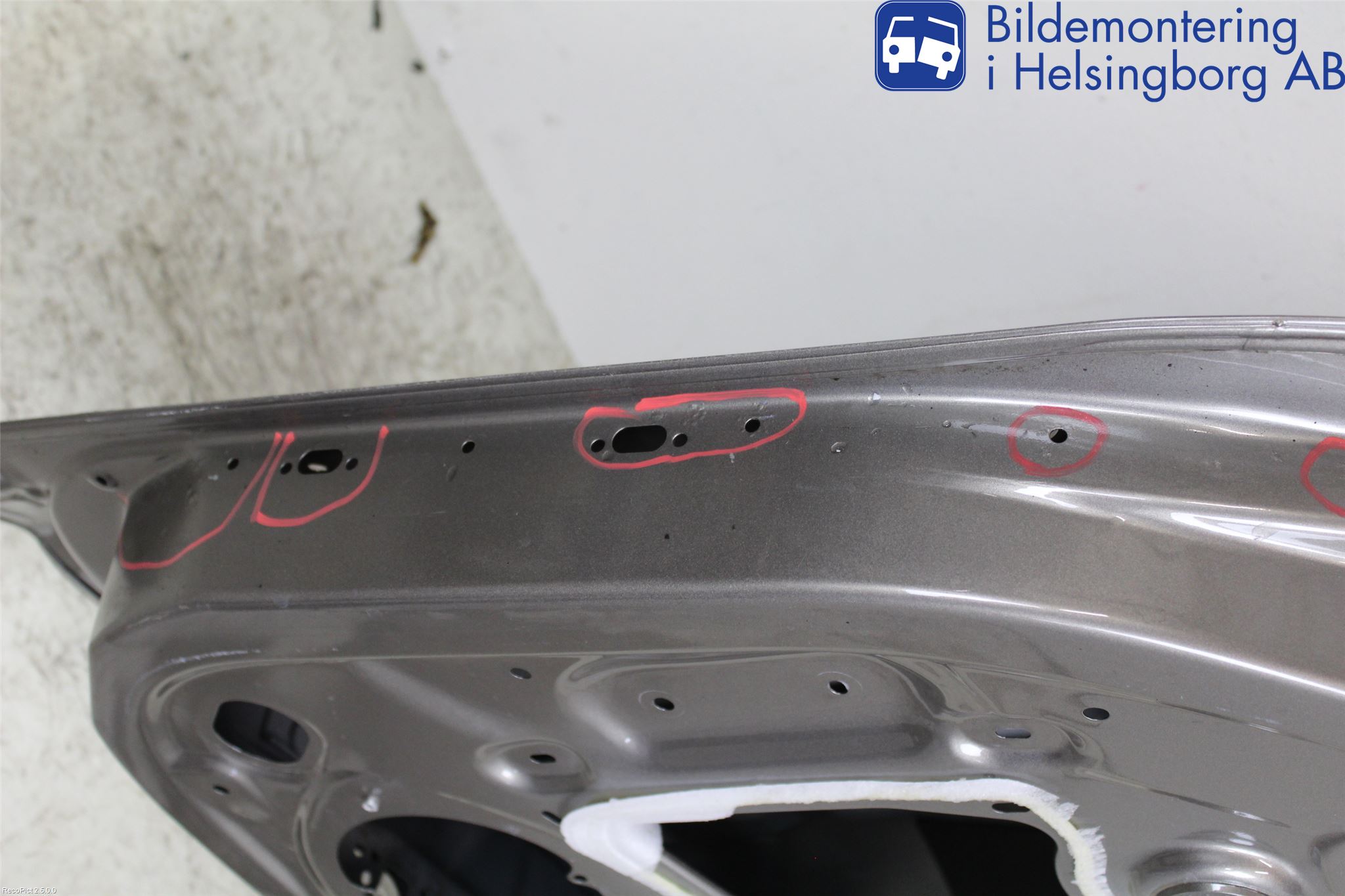 Renault MEGANE III 09-15 Dörr Bak Vänster