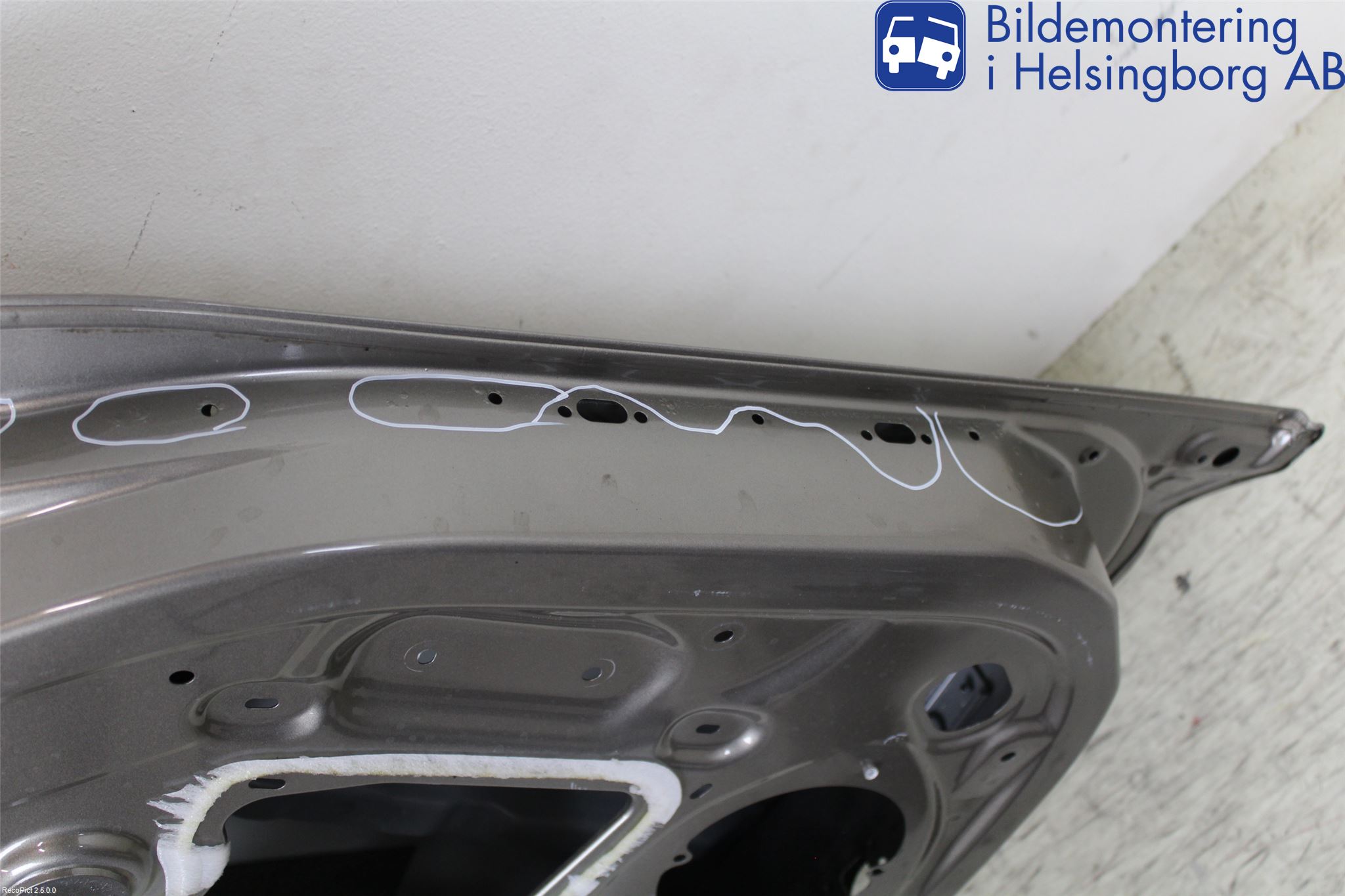 Renault MEGANE III 09-15 Dörr Bak Höger