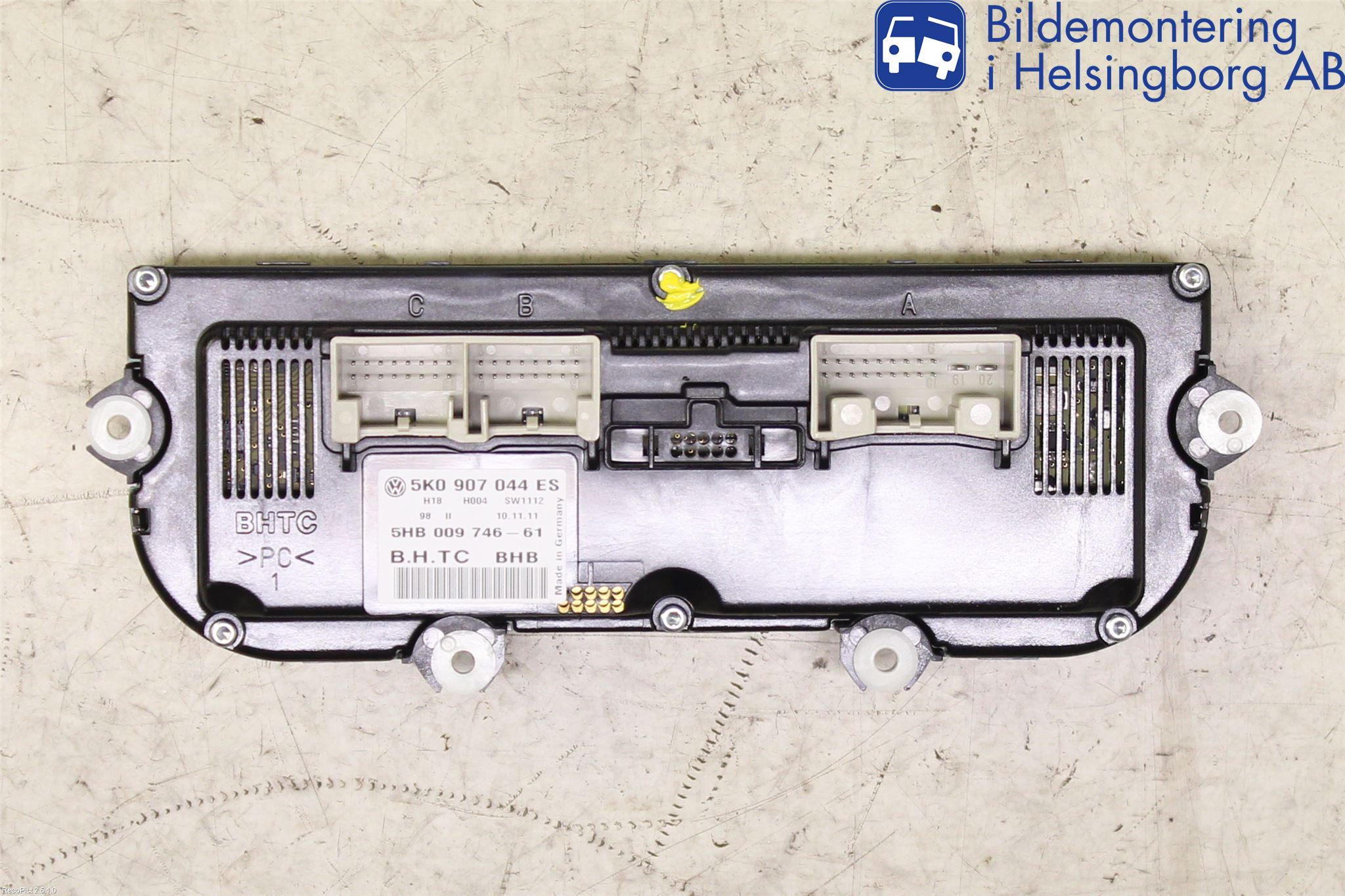 Volkswagen VW GOLF PLUS/CROSS GOLF 04-14 Ac Styrenhet Ac Manöveren