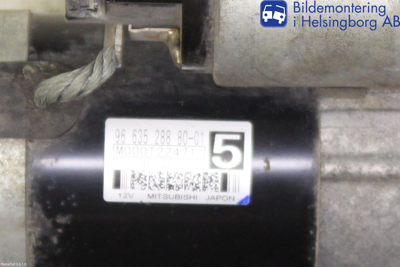 Peugeot 207 Startmotor Diesel