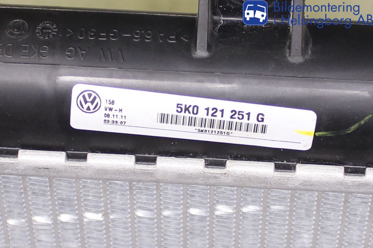 Volkswagen VW GOLF PLUS/CROSS GOLF 04-14 Kylare Aut