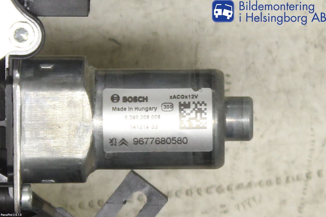 Peugeot 308 14-21 Torkarmotor Baklucka