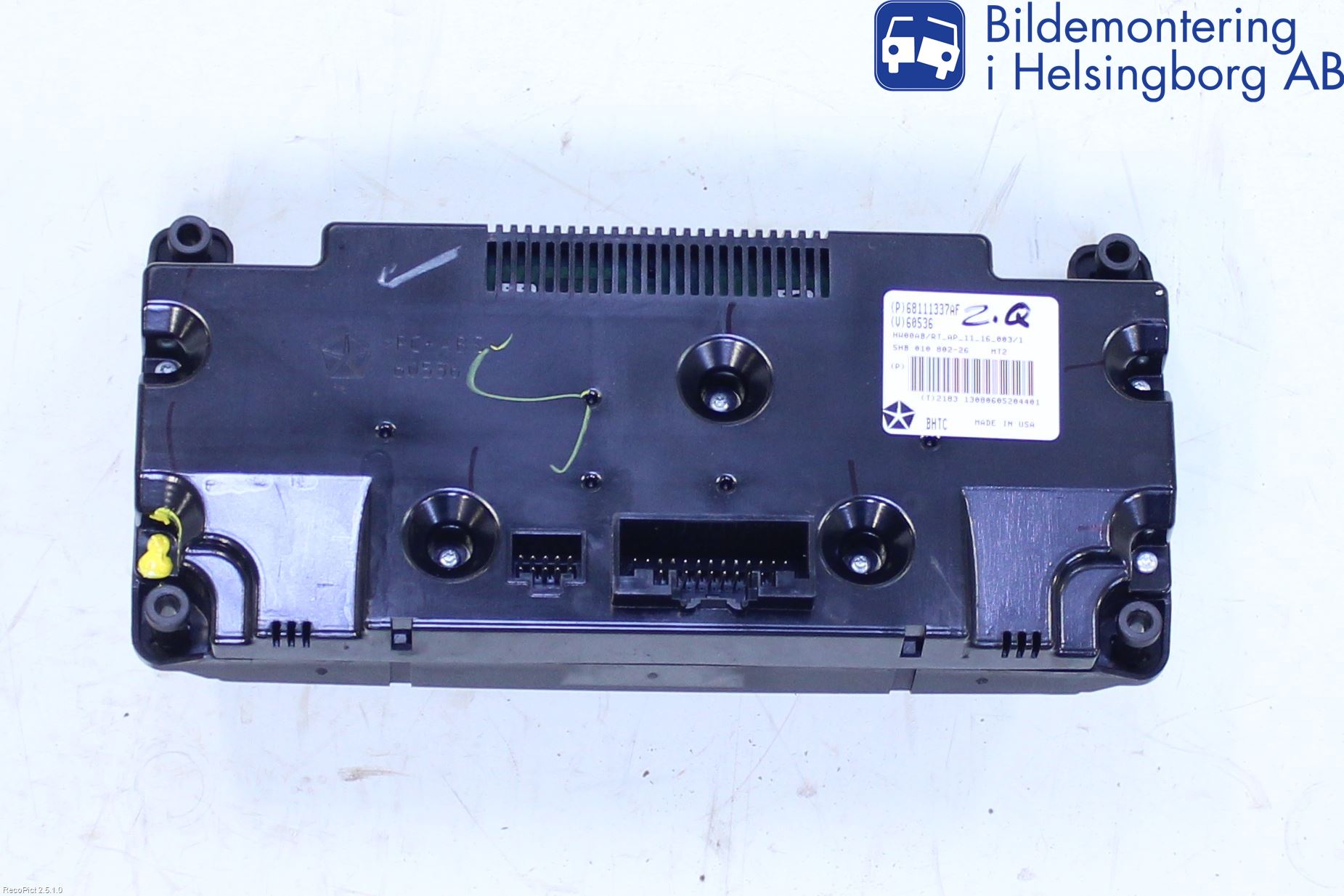 Lancia VOYAGER Ac Styrenhet Ac Manöveren