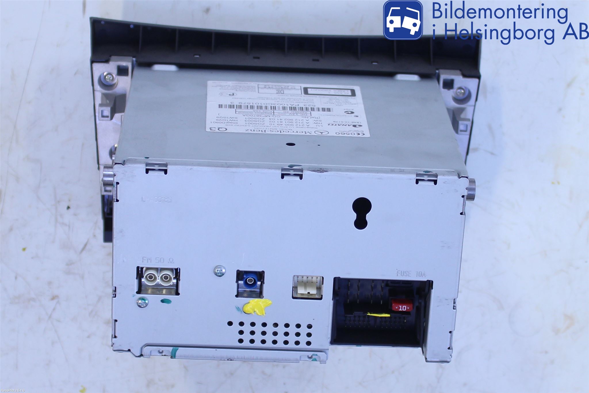 Mercedes-Benz MB E-KLASS (W212) 09-16 Cd Radio - Multimediapanel
