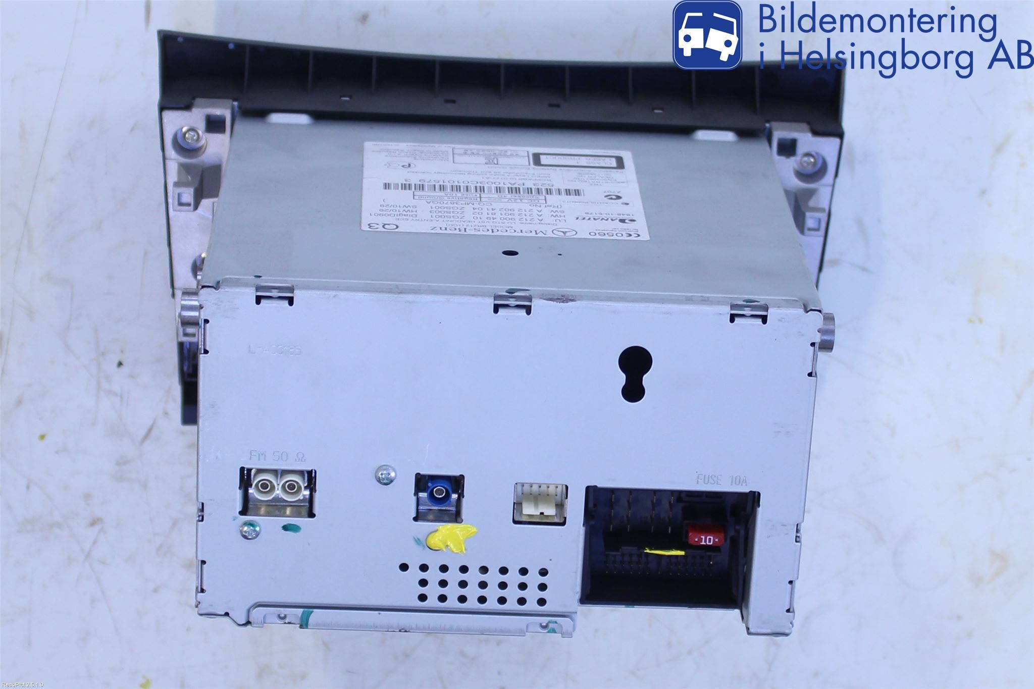 Mercedes-Benz MB E-KLASS (W212) 09-16 Cd Radio - Multimediapanel