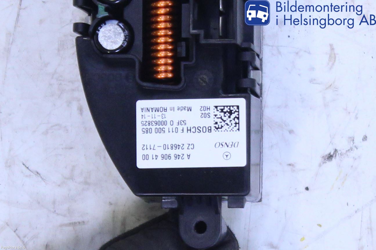 Mercedes-Benz MB B-KLASS (W246/W242) 12-19 Värmefläktsmotstånd