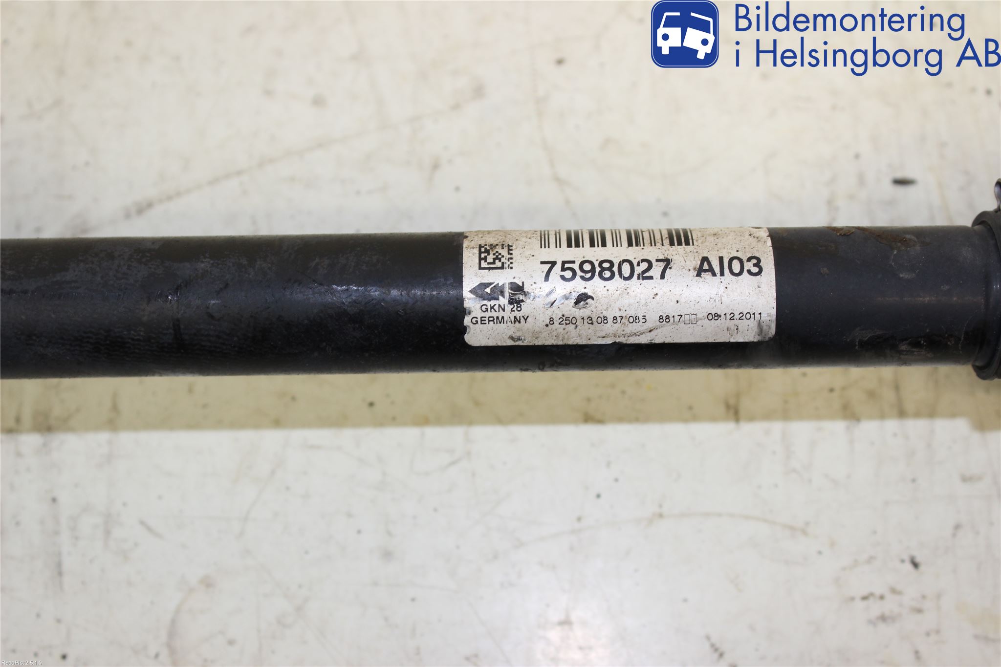 BMW X3 F25 10-17 Drivaxel Fram Vänster