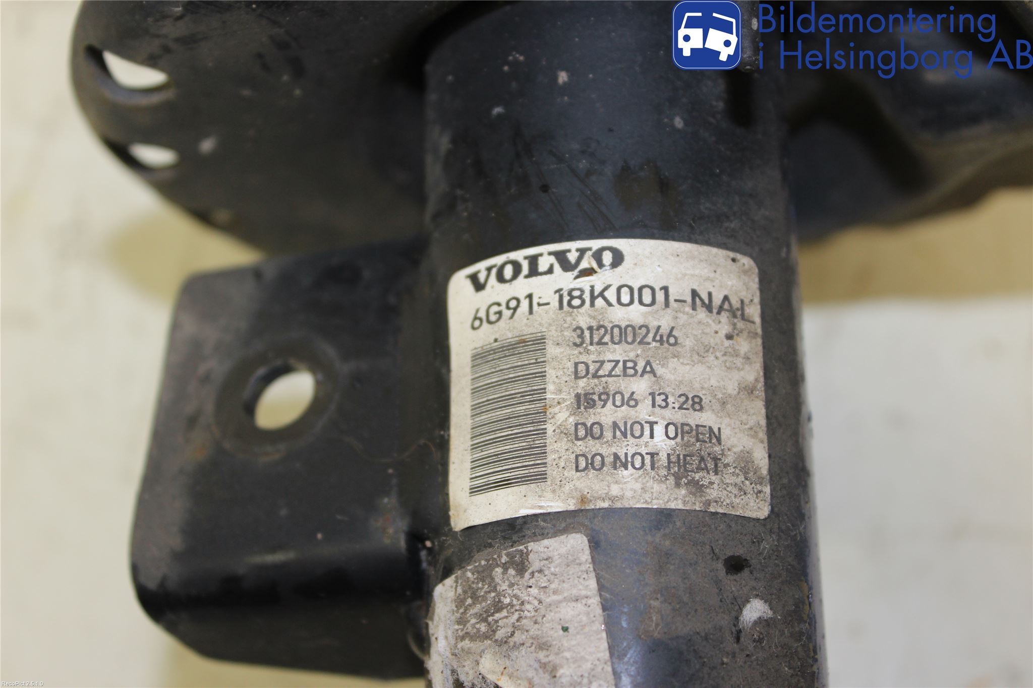 Volvo S80 07-13 Fjäderben Fram Vänster