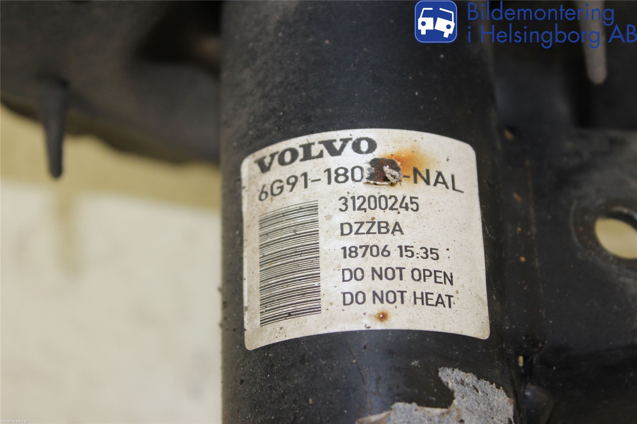 Volvo S80 07-13 Fjäderben Fram Höger