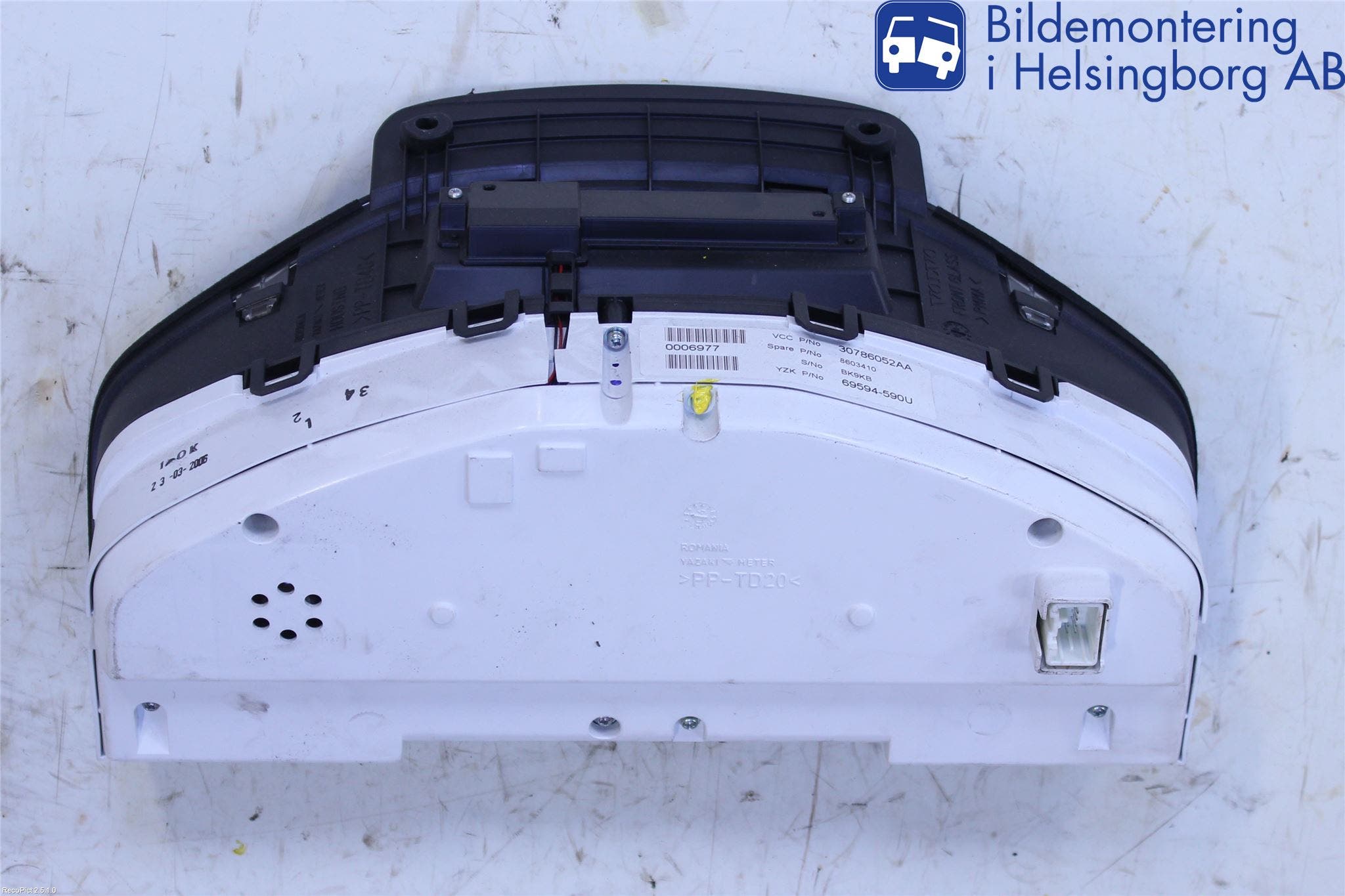 Volvo S80 07-13 Instrument Komb