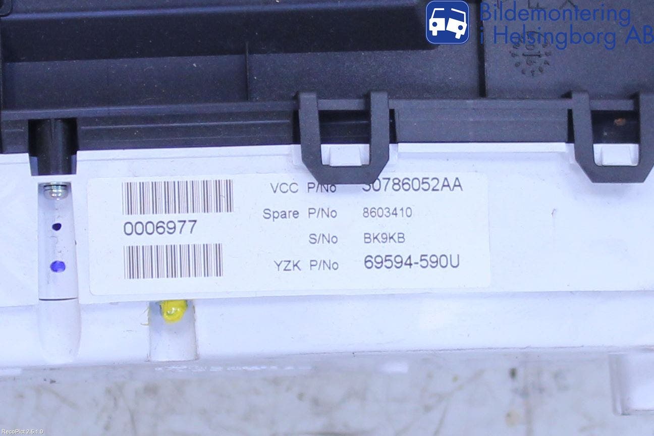 Volvo S80 07-13 Instrument Komb