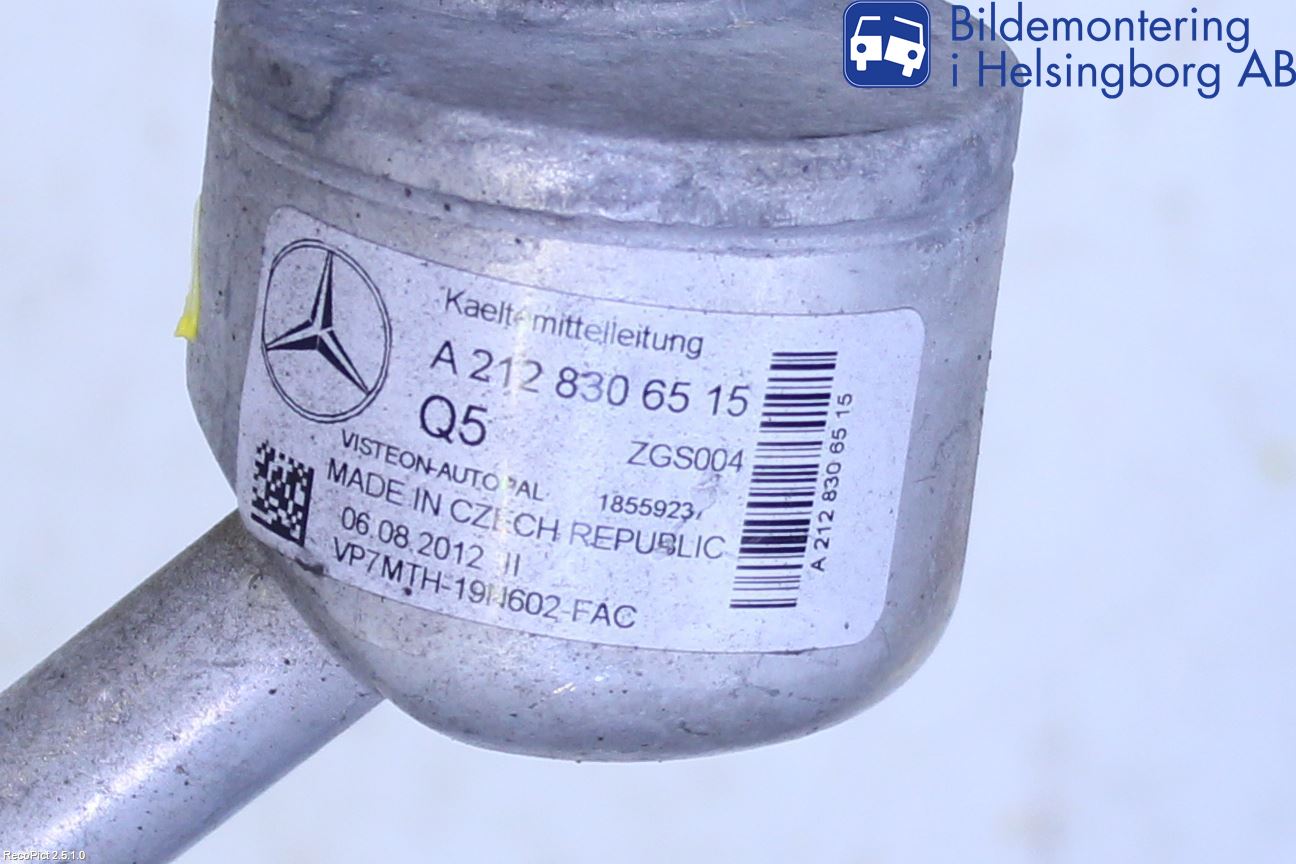 Mercedes-Benz MB E-KLASS (W212) 09-16 Ac Slang-Rör