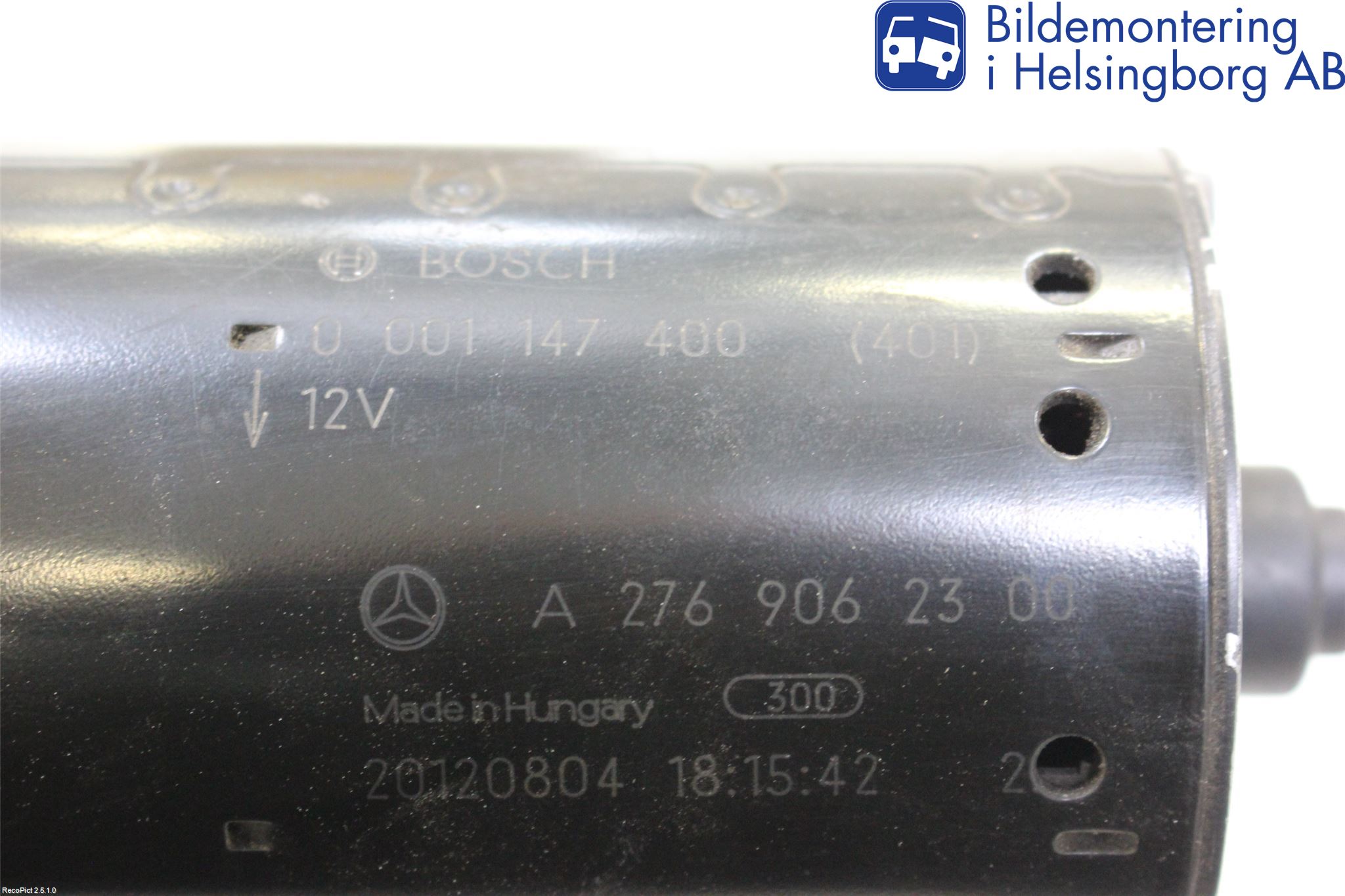 Mercedes-Benz MB E-KLASS (W212) 09-16 Startmotor