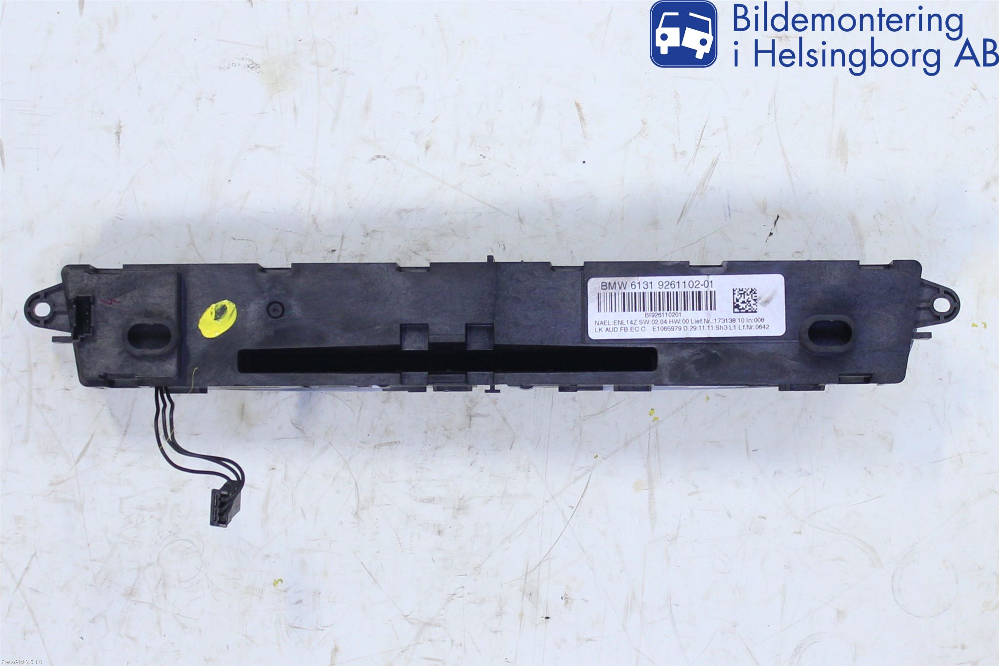 BMW 1 F20/F21 11-19 Radio Övrigt
