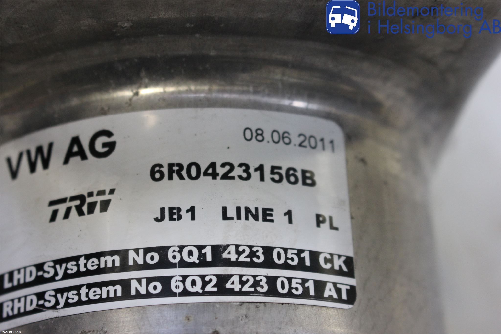 Skoda ROOMSTER Styrservo Pump Elektrisk