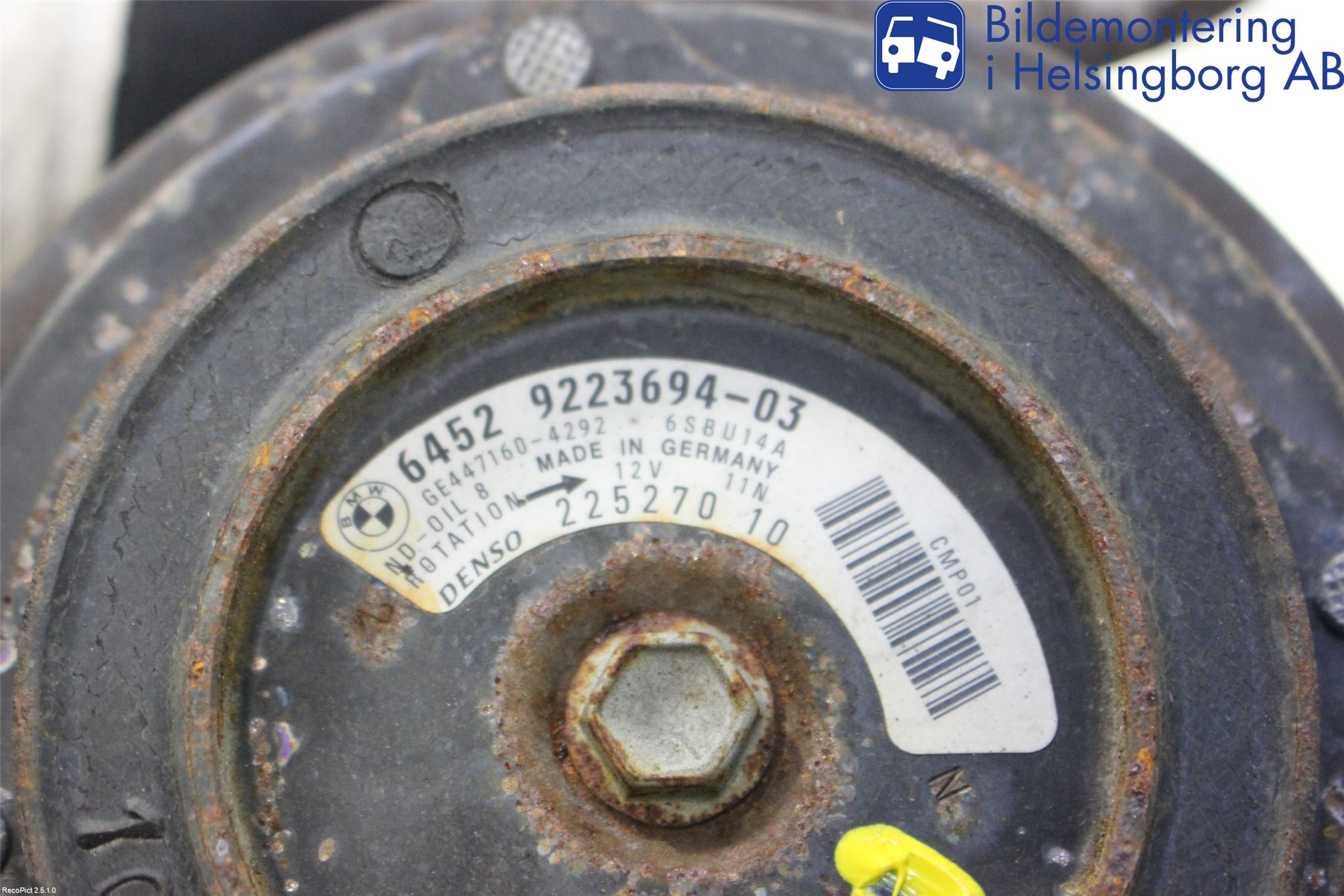 BMW 1 F20/F21 11-19 Ac Kompressor