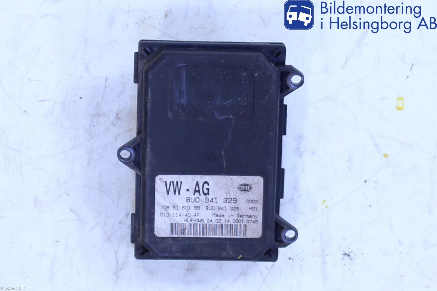 Skoda SUPERB 09-15 Styrenhet Strålkastare