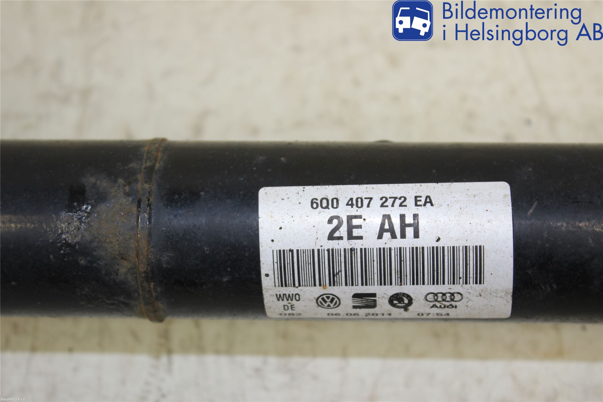 Skoda ROOMSTER Drivaxel Fram Höger