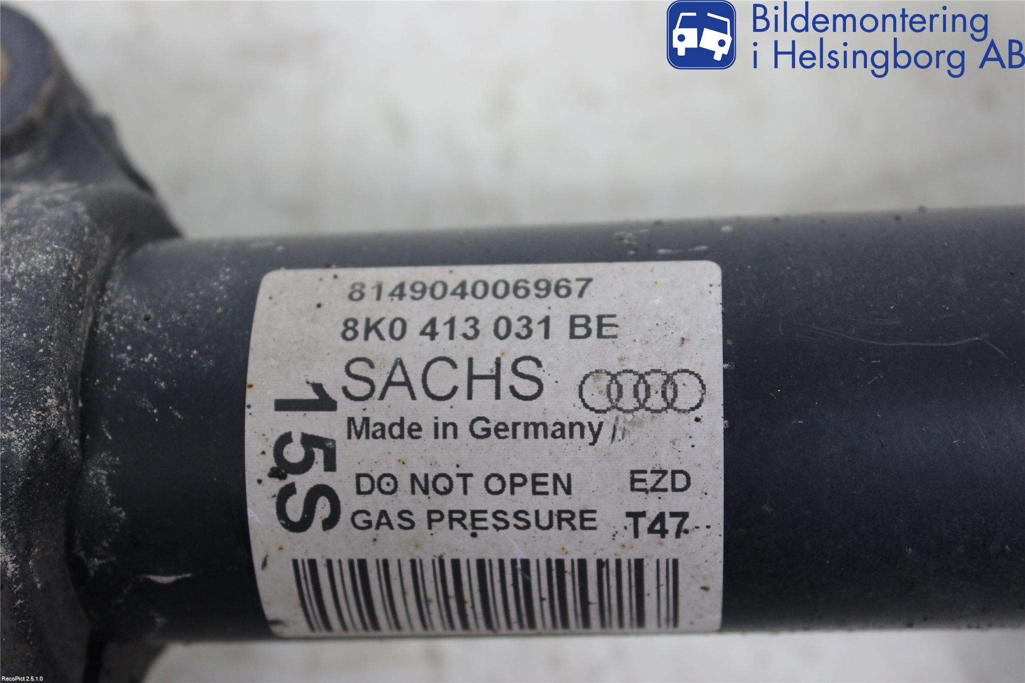 Audi A5 07-16 Fjäderben Fram Höger