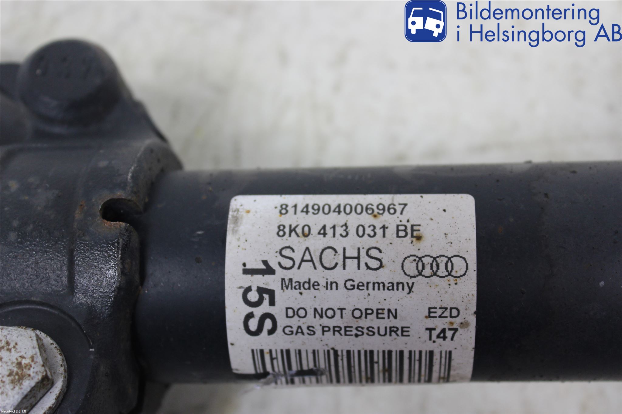 Audi A5 07-16 Fjäderben Fram Vänster