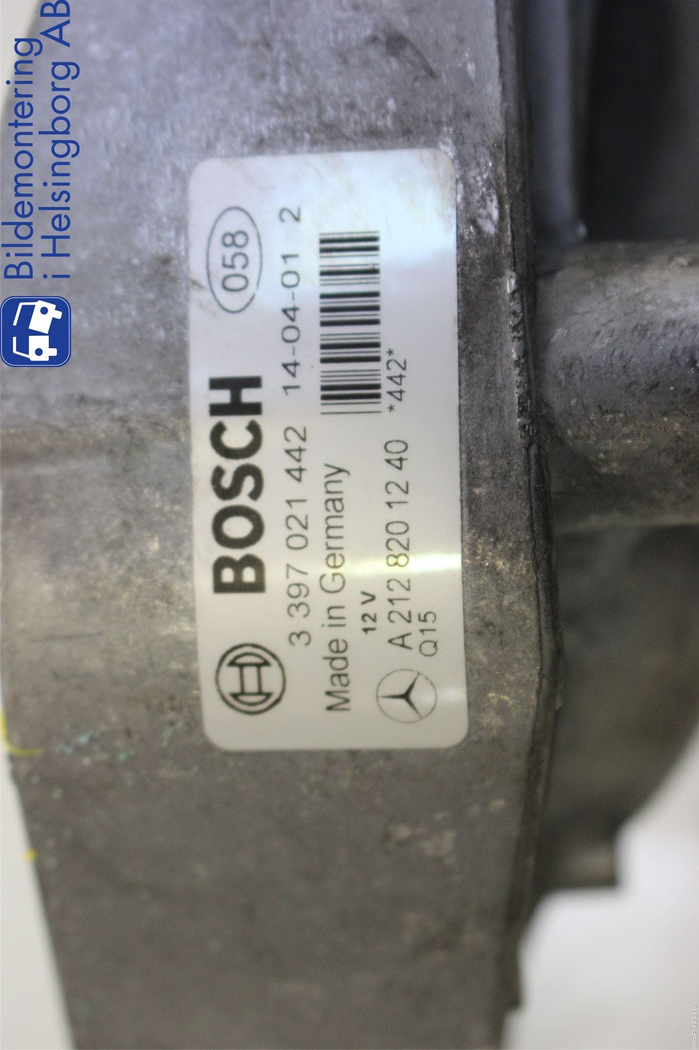 Mercedes-Benz MB E-KLASS (W212) 09-16 Torkarmekanism Vindruta