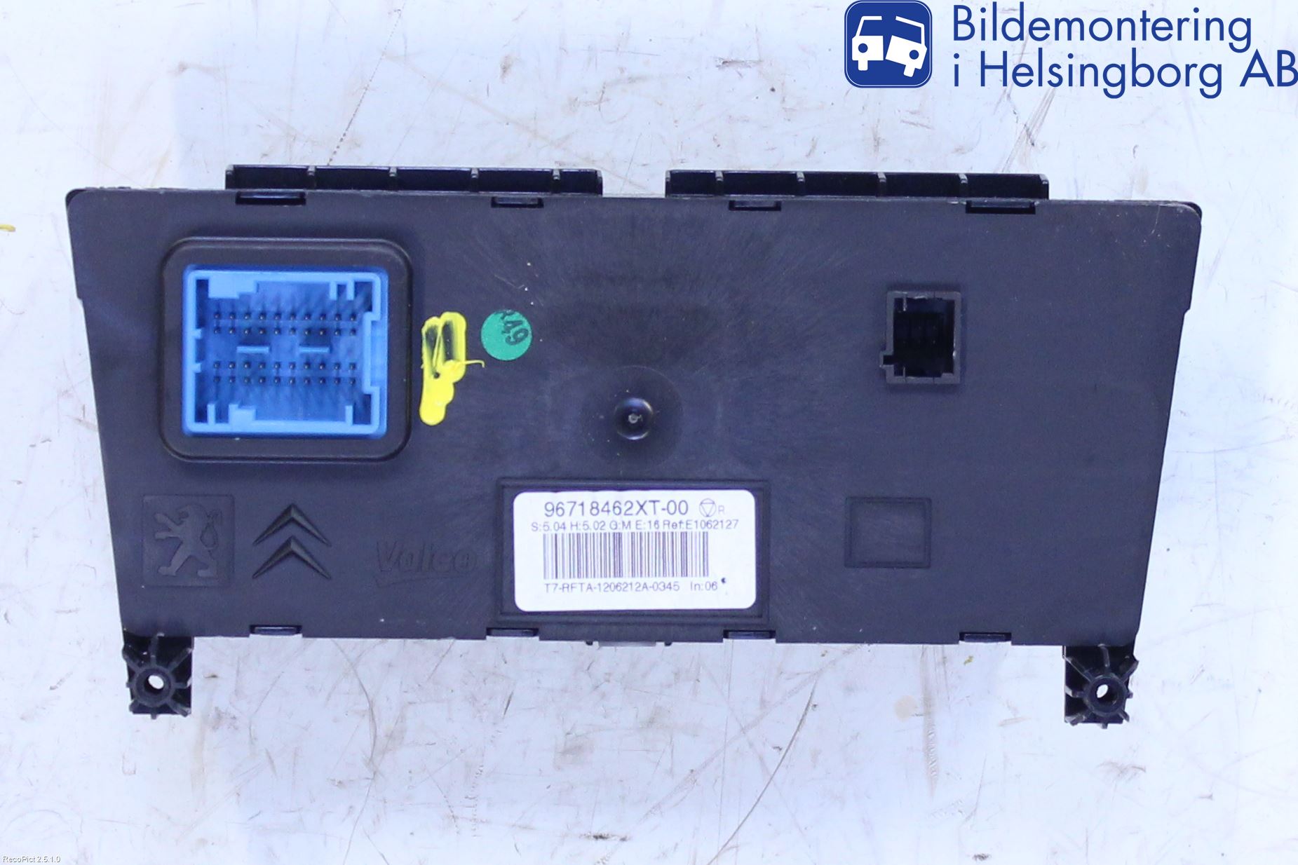 Peugeot 308 08-13 Ac Styrenhet Ac Manöveren