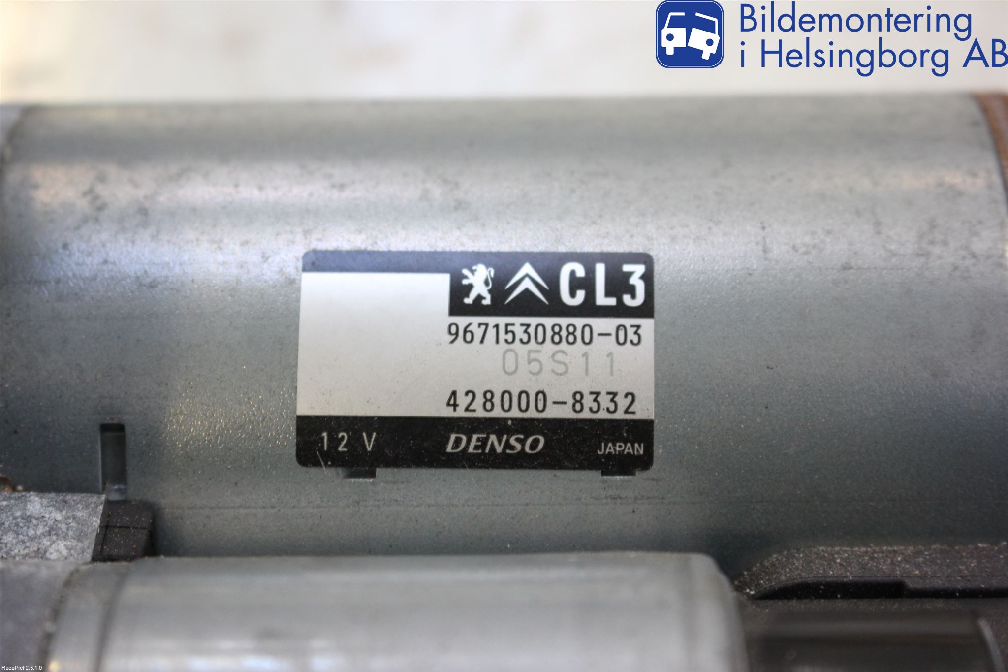 Peugeot 208 12-15 Startmotor