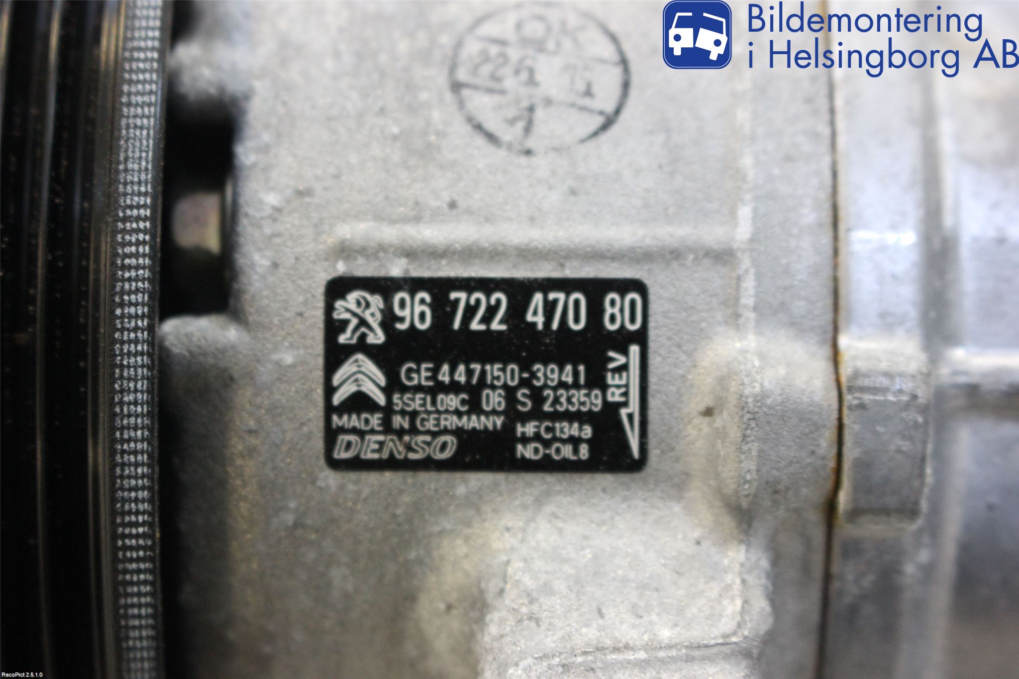 Peugeot 208 12-15 Ac Kompressor