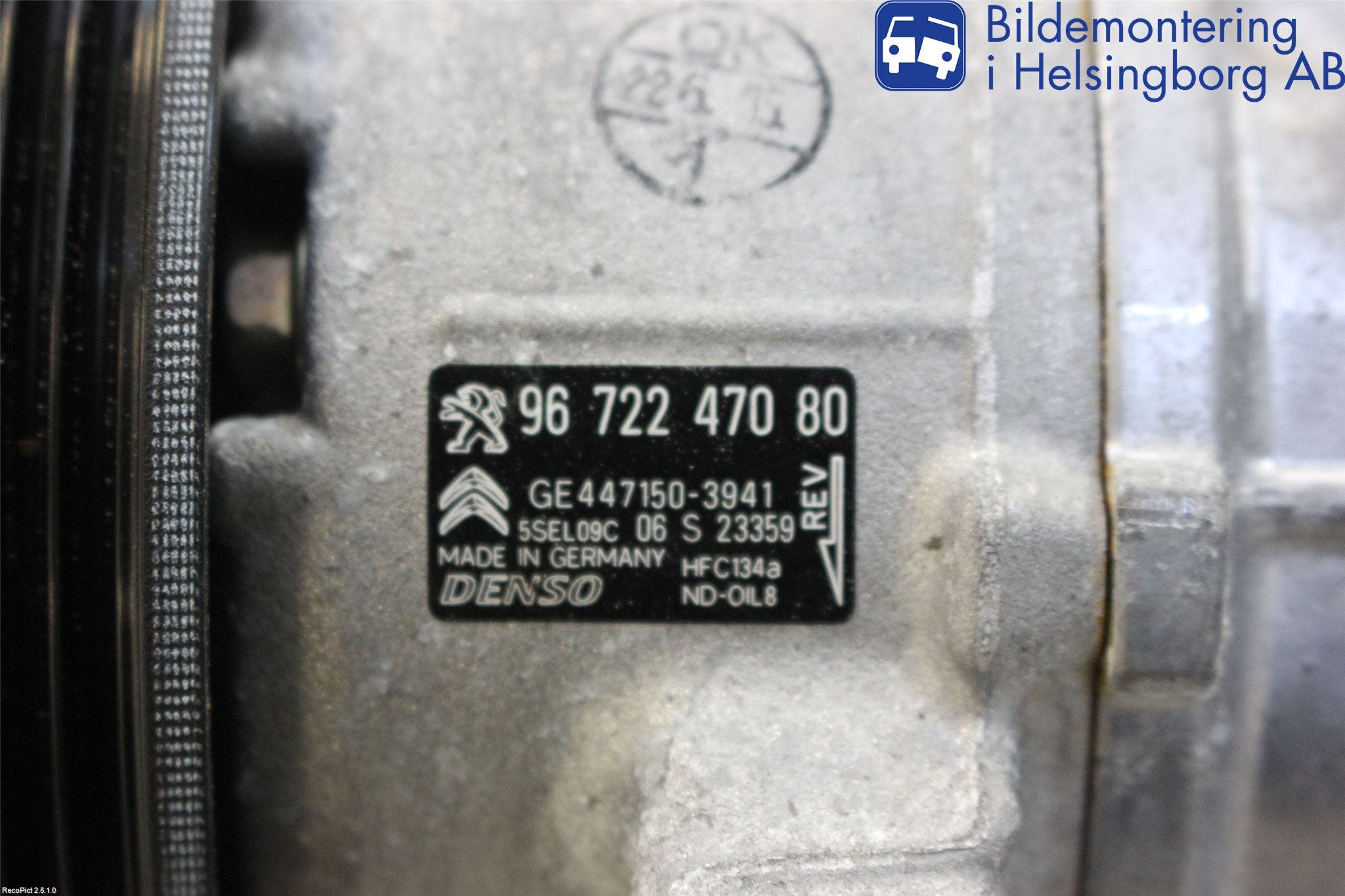 Peugeot 208 12-15 Ac Kompressor