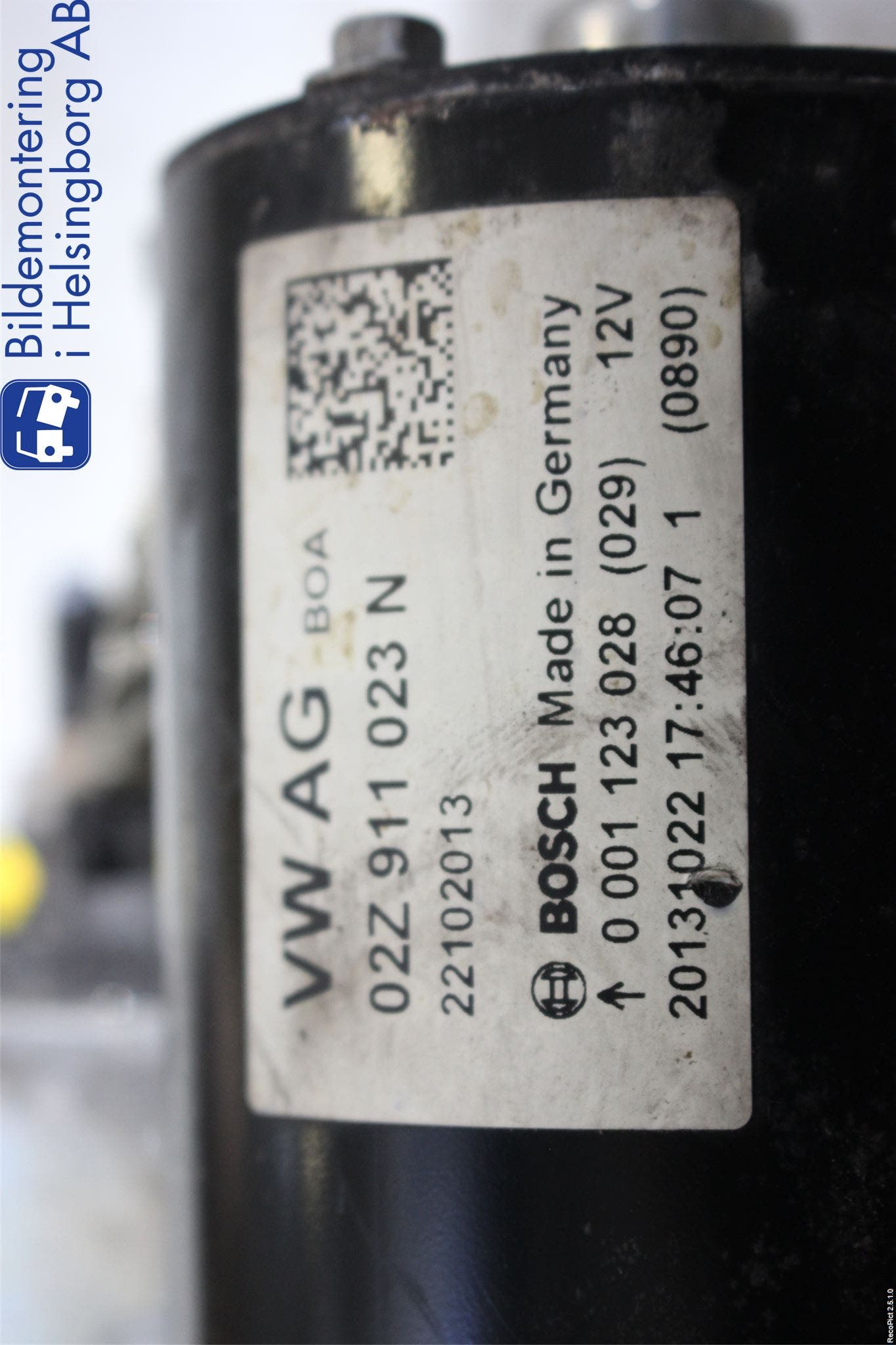 Volkswagen VW CADDY 11-15 Startmotor Diesel