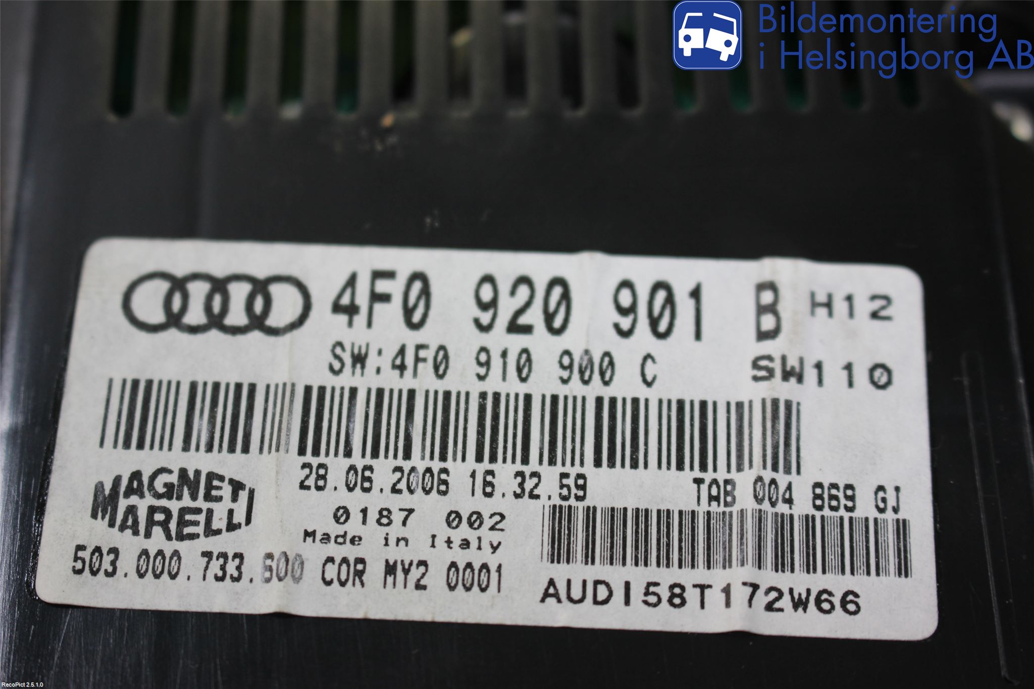 Audi A6/S6     05-11 Instrument Komb