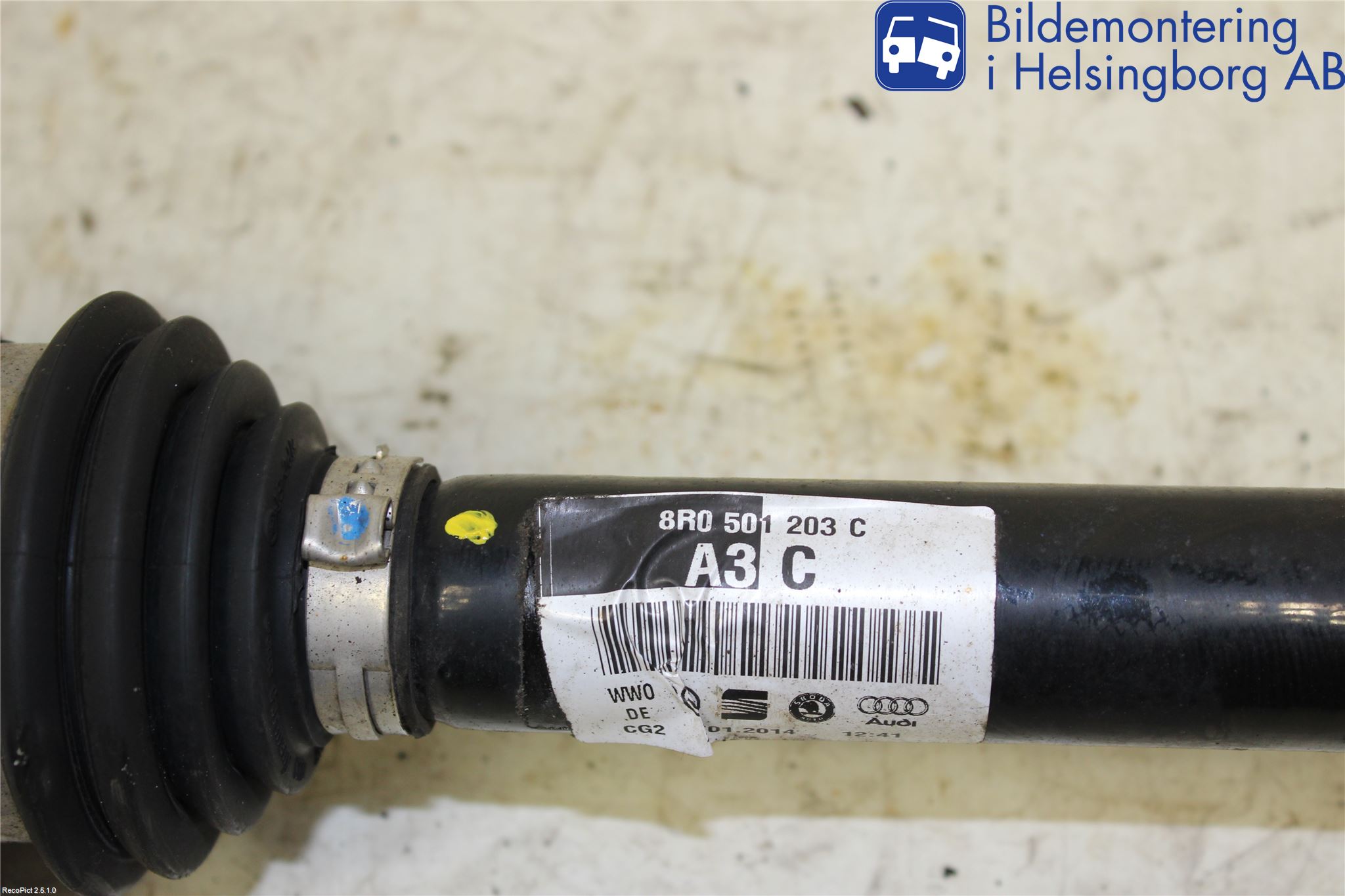 Audi A6/S6 4G 11-18 Drivaxel Bak Vänster