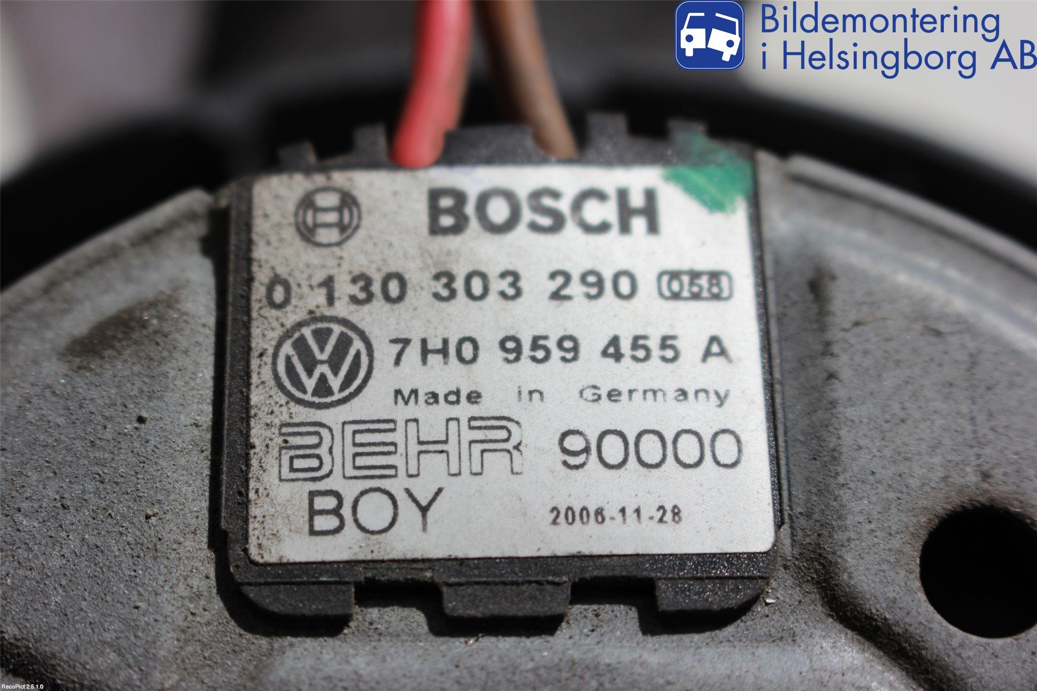 Volkswagen VW TRANSP/CARAVELLE (T5) 04-15 Kylfläkt El