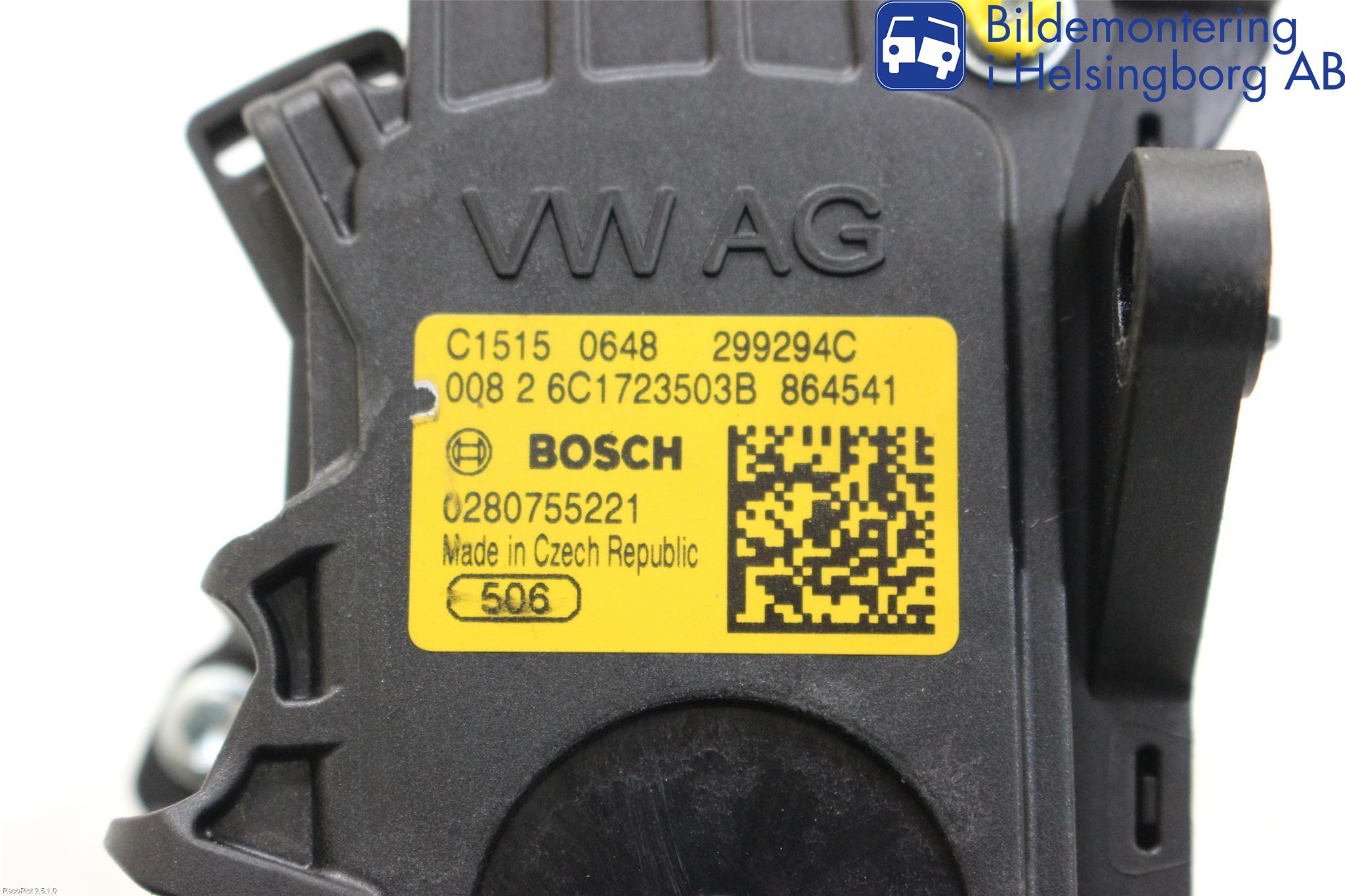 Skoda FABIA 15-21 Gaspedal