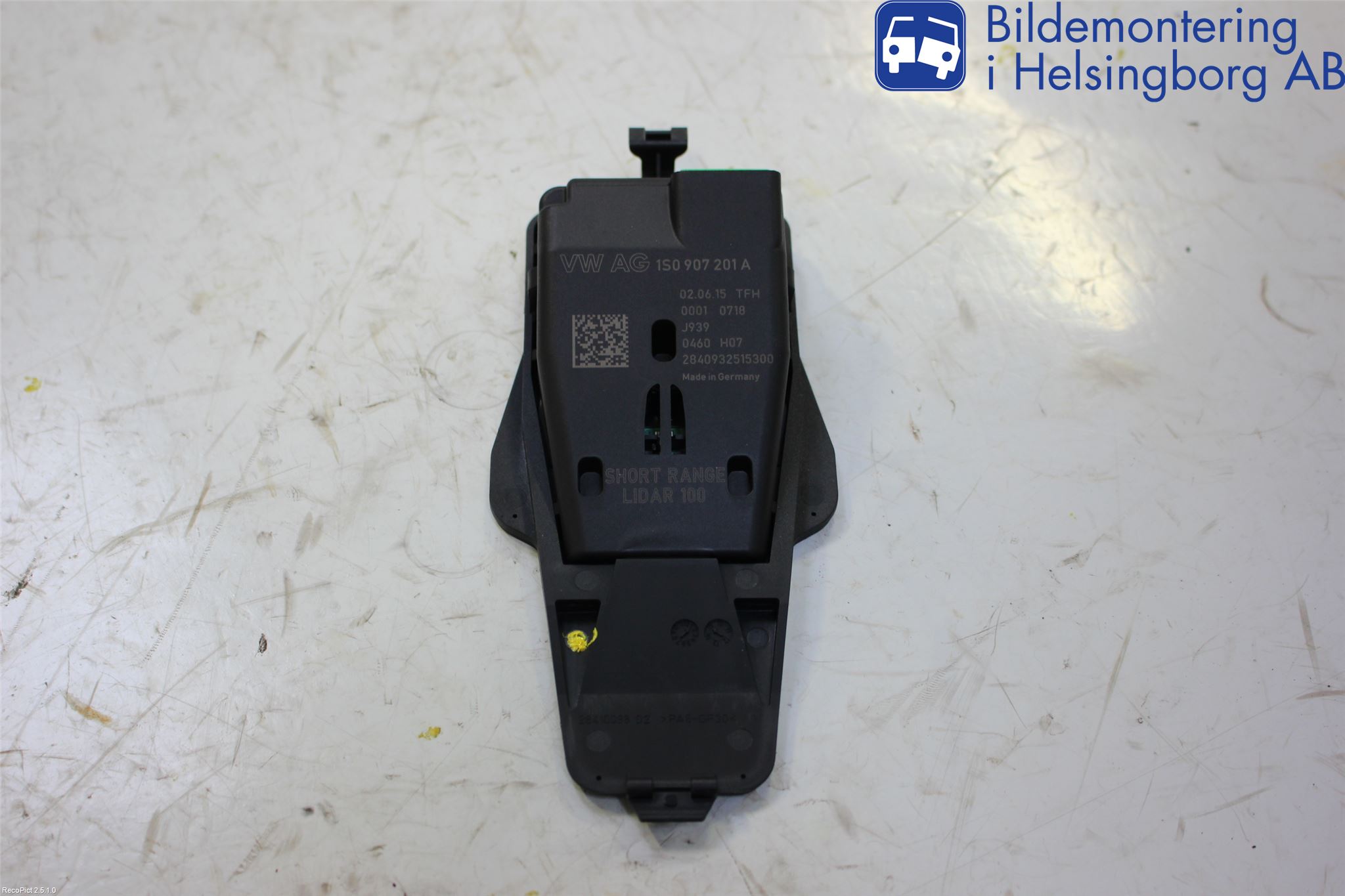 Volkswagen VW UP! / E-UP! Sensor Aktivt Kollisionsskydd