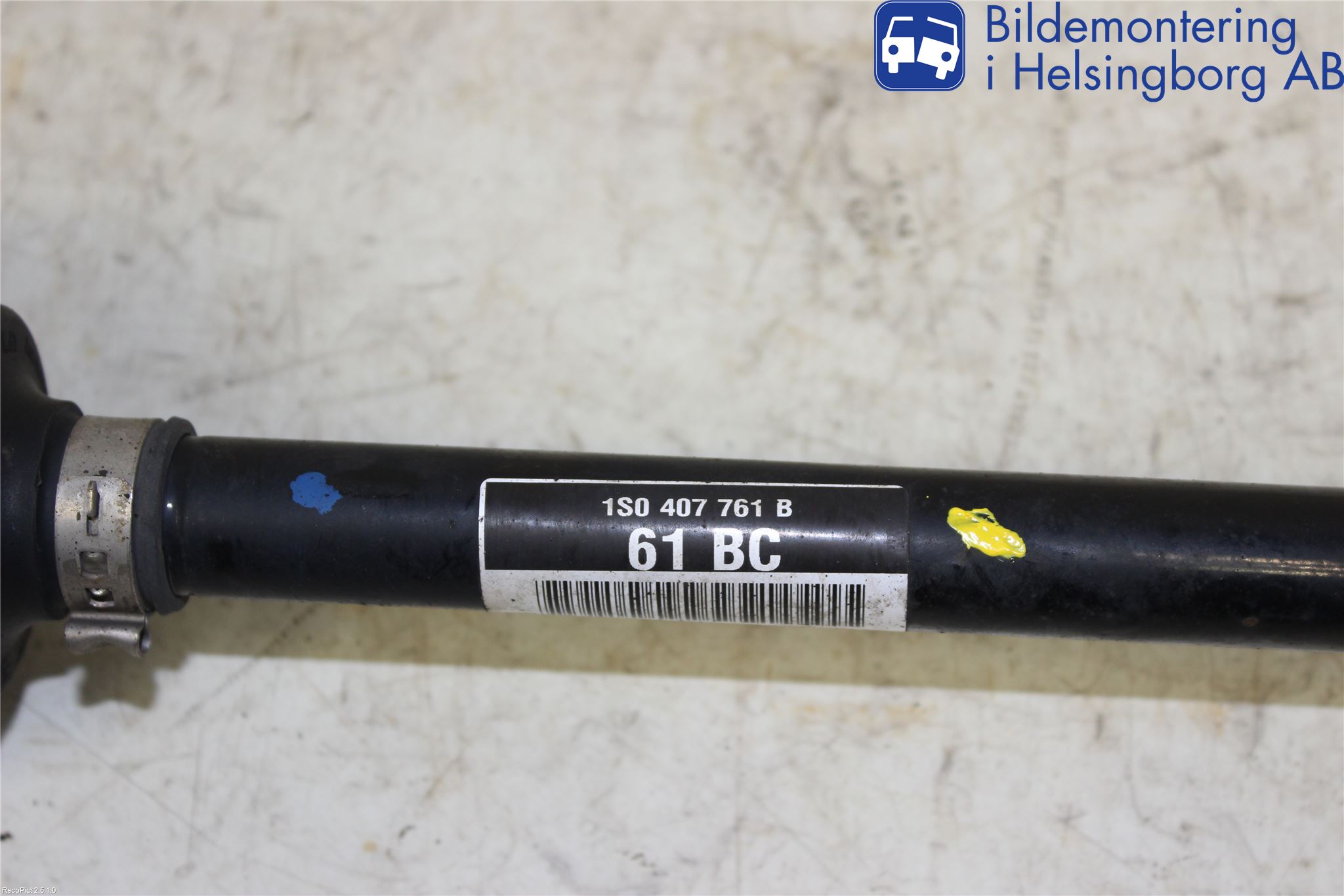 Volkswagen VW UP! / E-UP! Drivaxel Fram Vänster