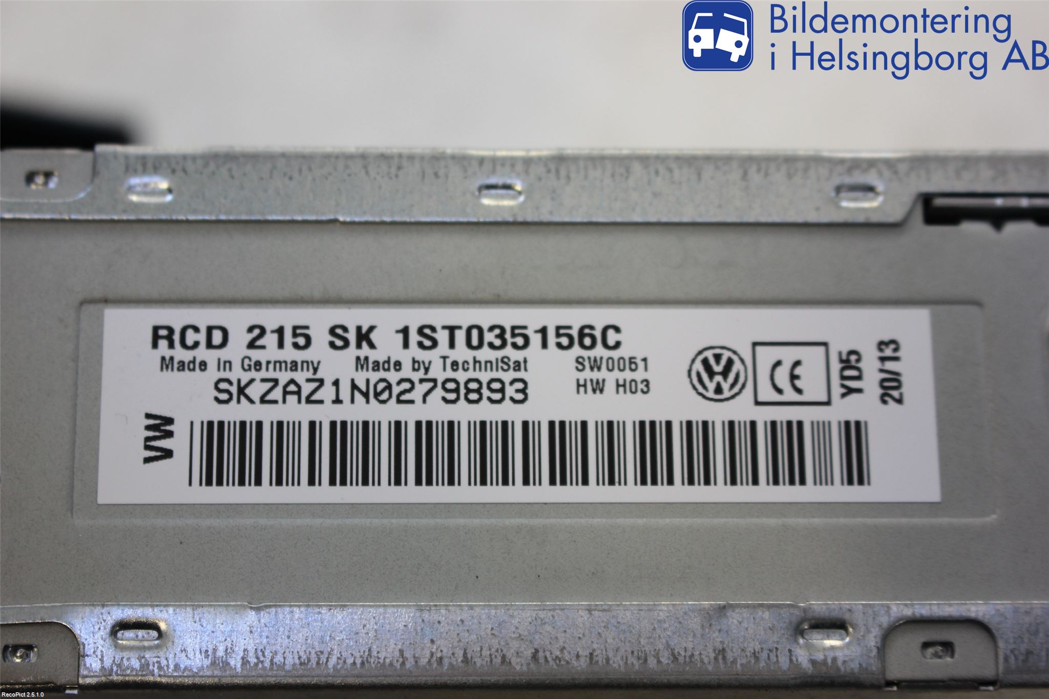 Skoda CITIGO / CITIGO E IV Cd Radio - Multimediapanel