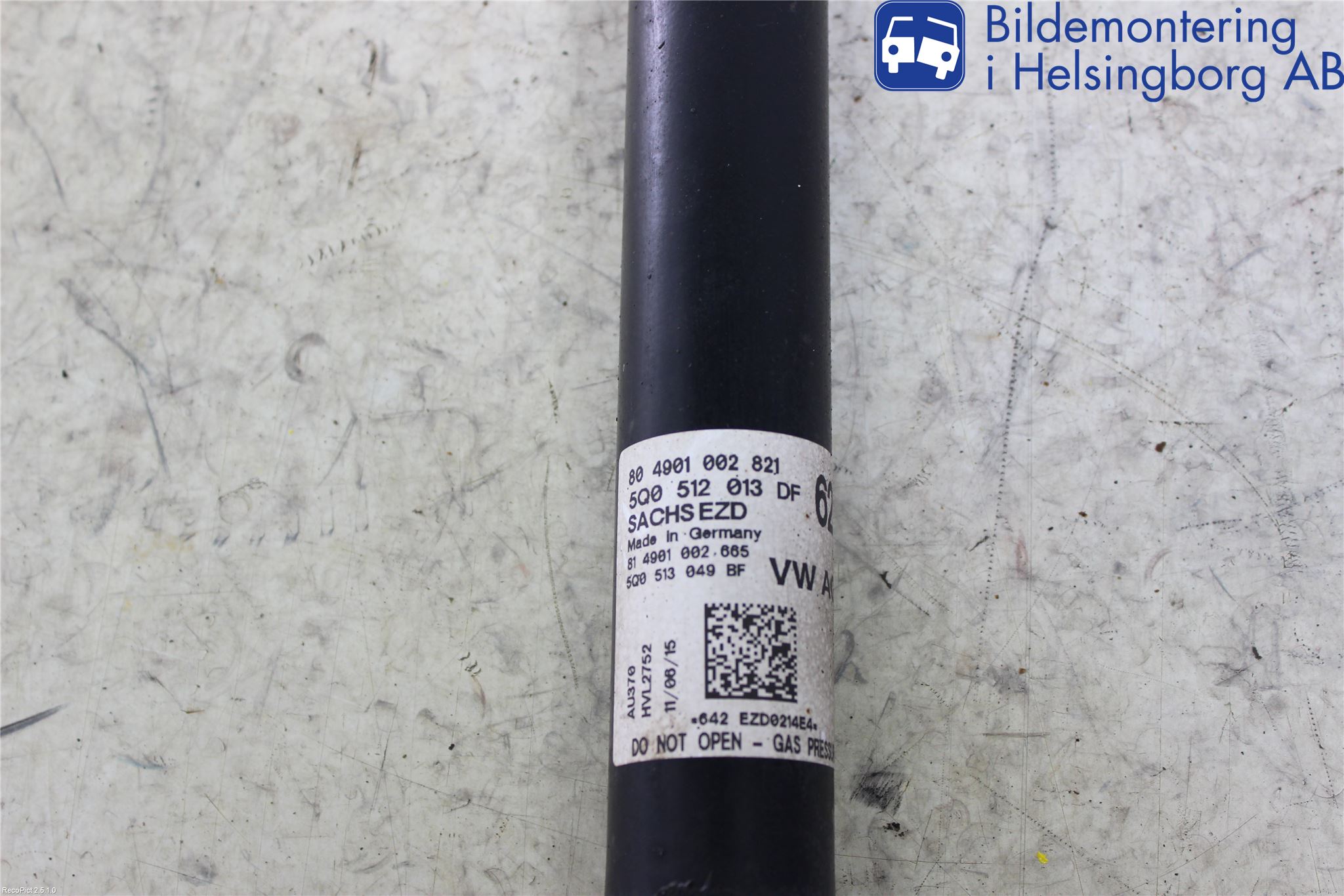 Audi A3/S3 8V 13-20 Stötdämpare Bak