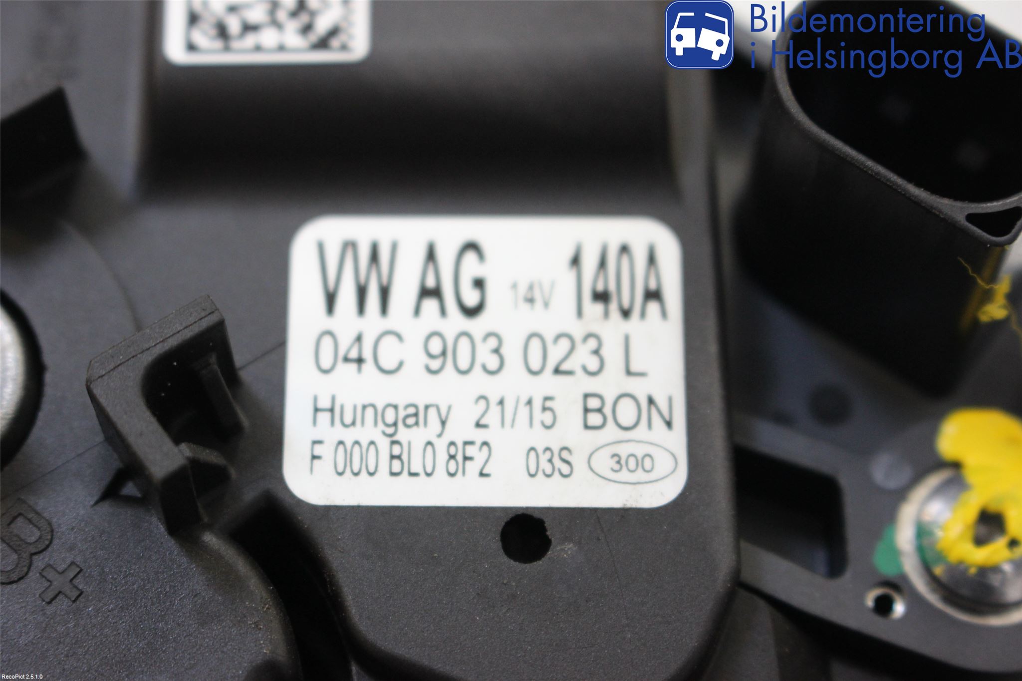 Volkswagen VW POLO 10-17 Generator