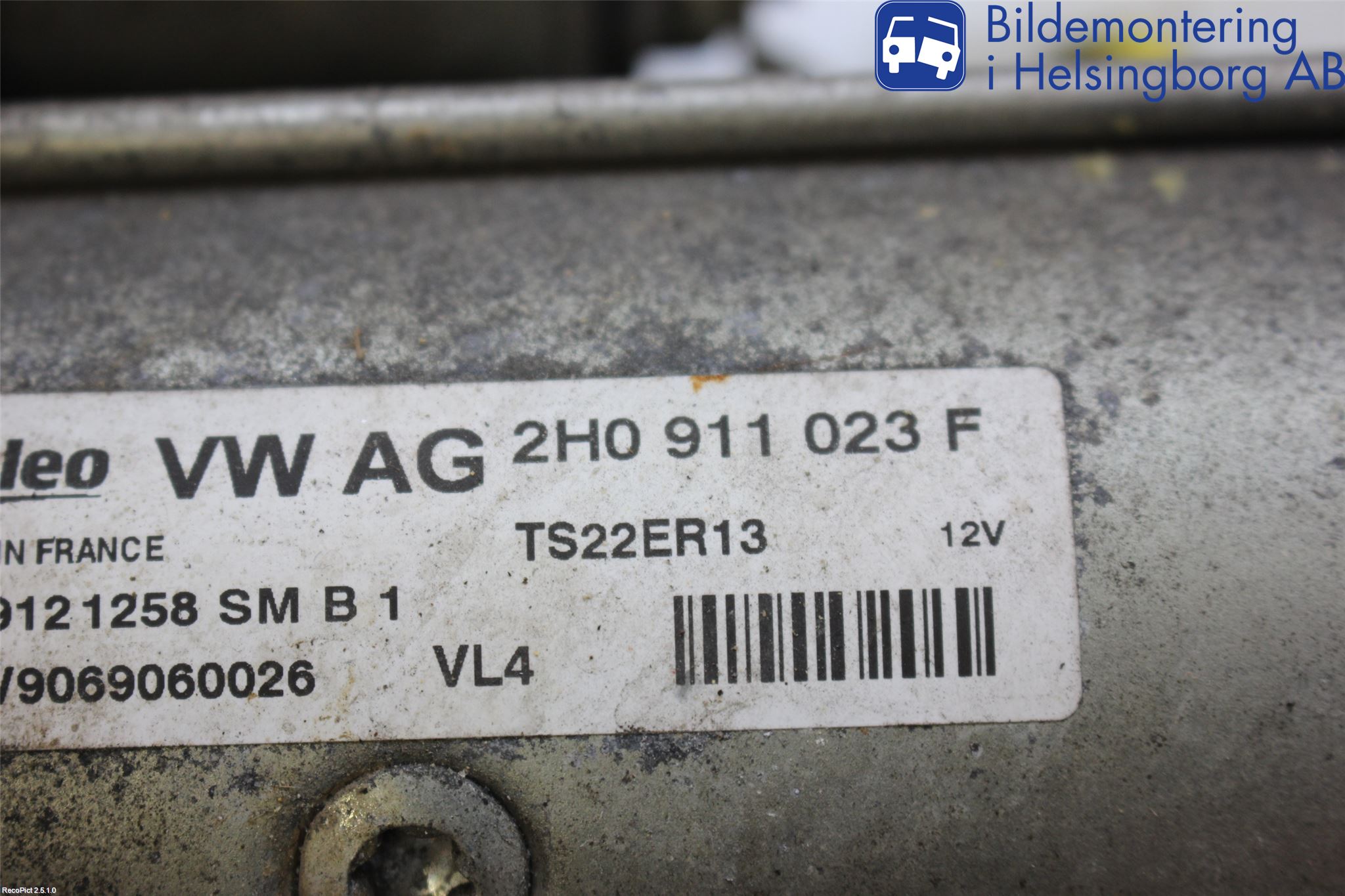 Volkswagen VW CRAFTER 06-16 Startmotor Diesel