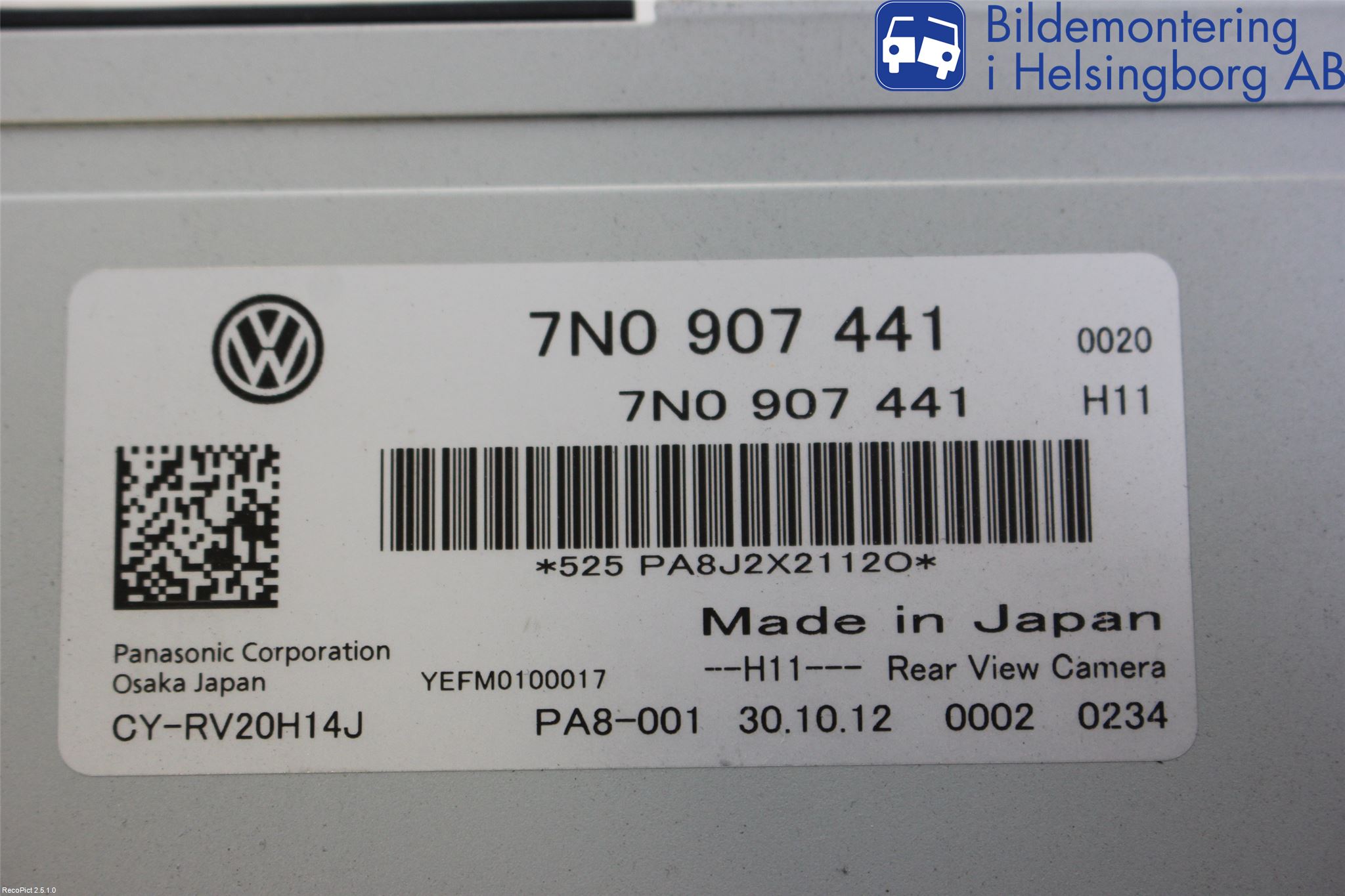 Volkswagen VW SHARAN 11- Styrenhet Parkeringshjälp