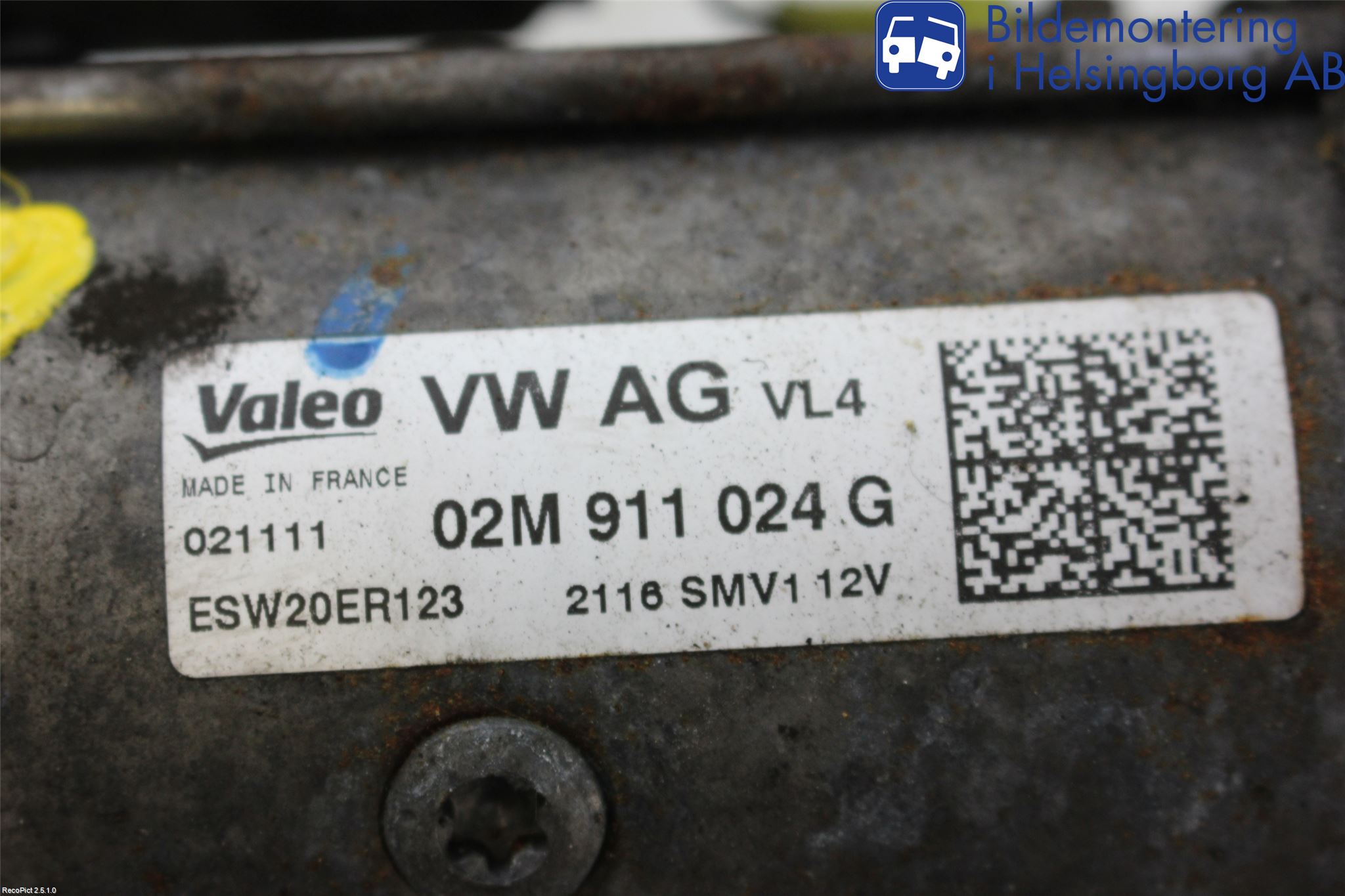 Volkswagen VW SHARAN 11- Startmotor Diesel