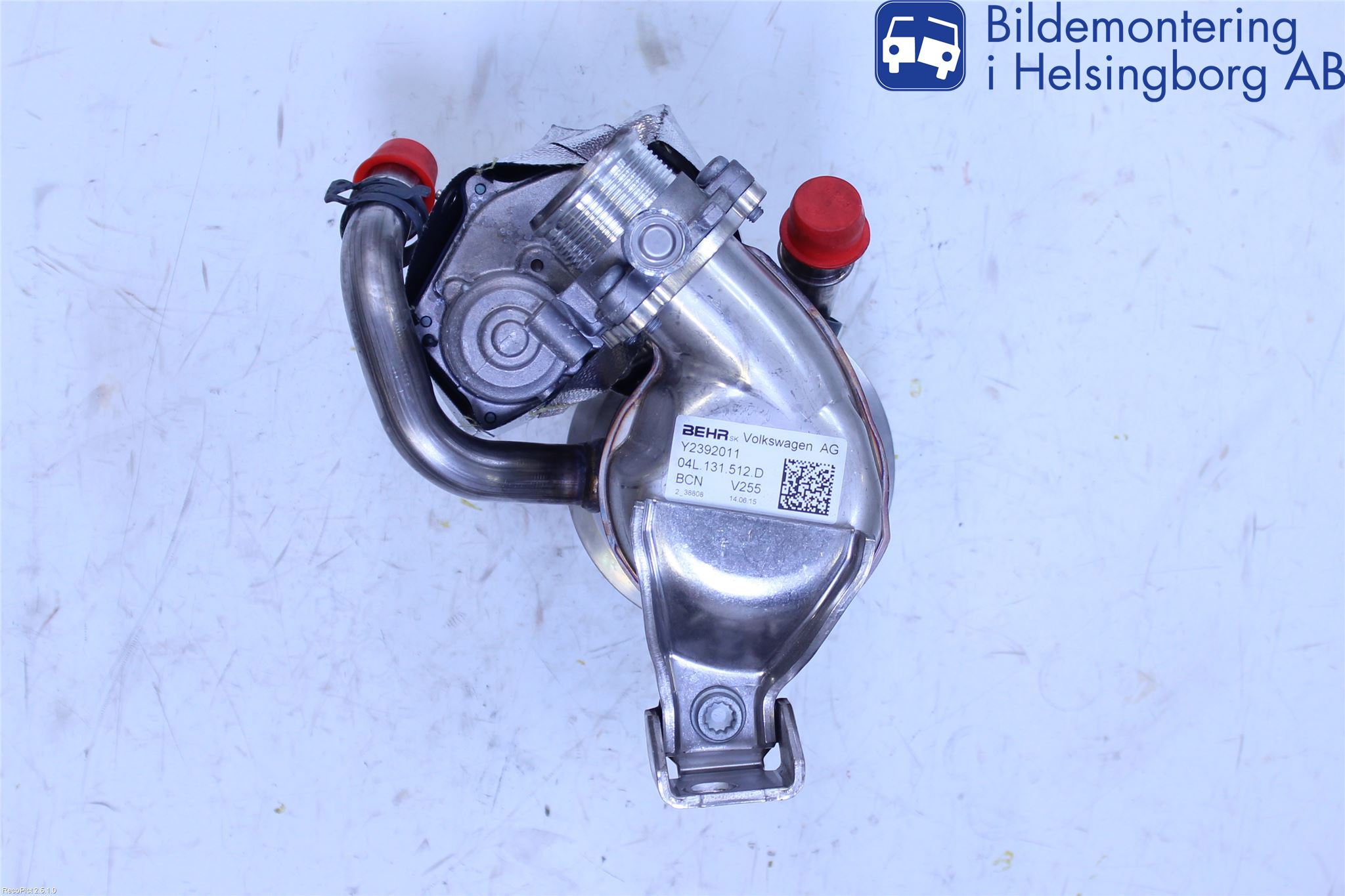 Volkswagen VW PASSAT 15-19 Avgaskylare